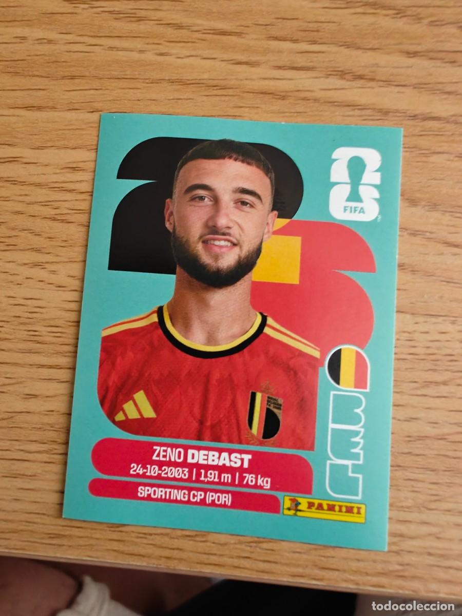 Coleccionismo deportivo: Zeno Debast BEL 5 Sticker Panini FIFA World Cup 2026 Belgica Rookie Mundial Cromo
