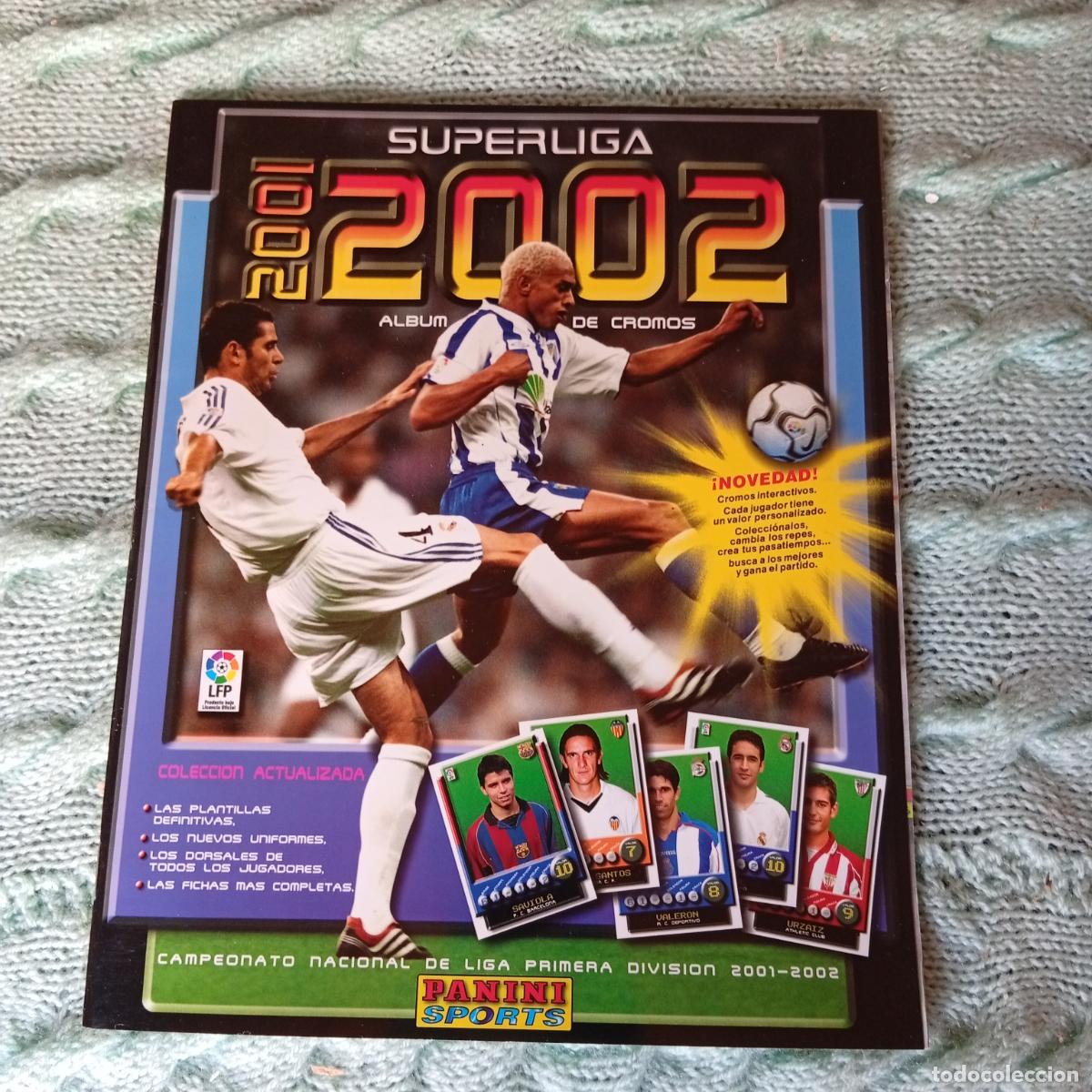 Collezionismo sportivo: ALBUM PANINI 2001 2002 CROMO FUTBOL LIGA 01 02 - VACIO SIN CROMOS