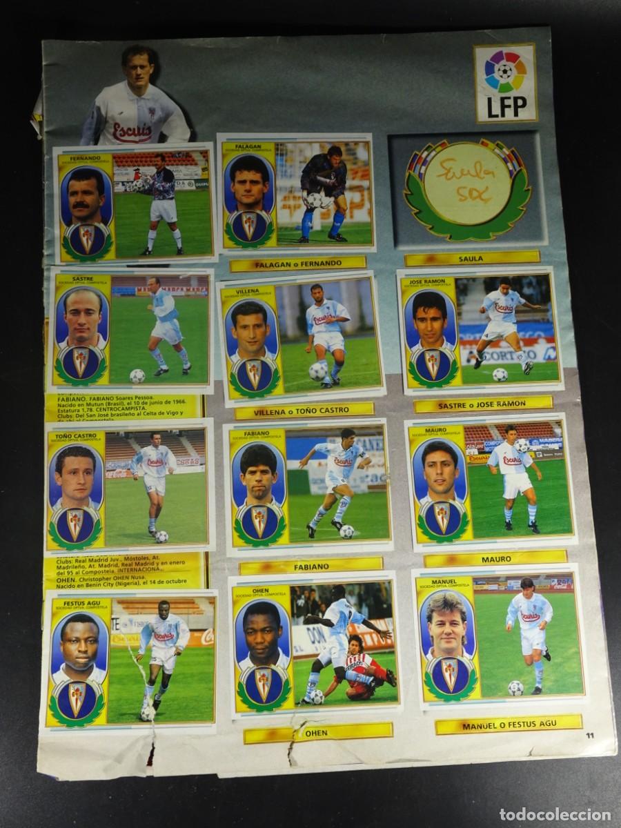 Coleccionismo deportivo: &Aacute;LBUM CROMOS LIGA ESTE 96/97 ,DEFECTUOSO PARA APROVECHAR, SIN PORTADA VER FOTOS