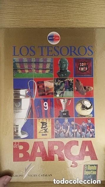 Sports collectibles: ALBUM INCOMPLETO - LOS TESOROS DEL BAR&Ccedil;A -VER FOTOS