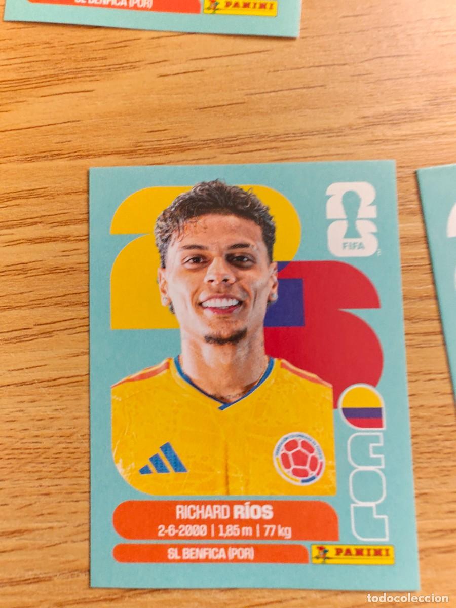 Coleccionismo deportivo: Richard R&iacute;os COL 12 Sticker Panini FIFA World Cup 2026 Colombia Base Mundial Cromo