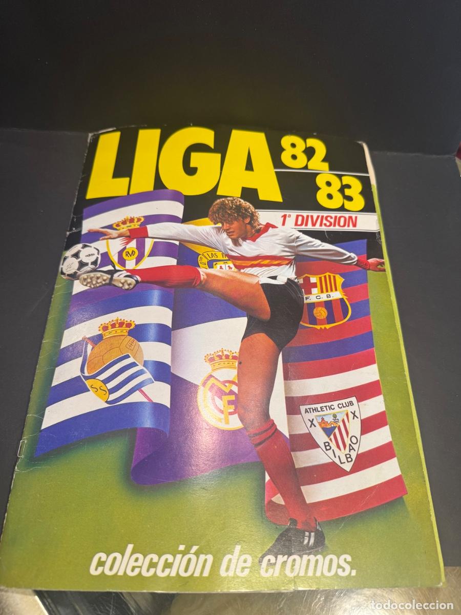 Coleccionismo deportivo: ALBUM DE FUTBOL LIGA 82-83 EDICIONES ESTE -FALTAN 25 CROMOS (G)