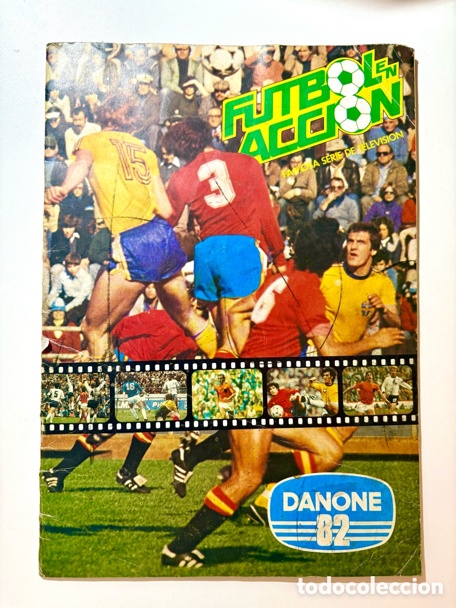 Sports collectibles: &Aacute;lbum F&uacute;tbol en Acci&oacute;n Danone 82 - Casi Plancha, Muy Buen Estado (18/96)- PELE - ARGENTINA