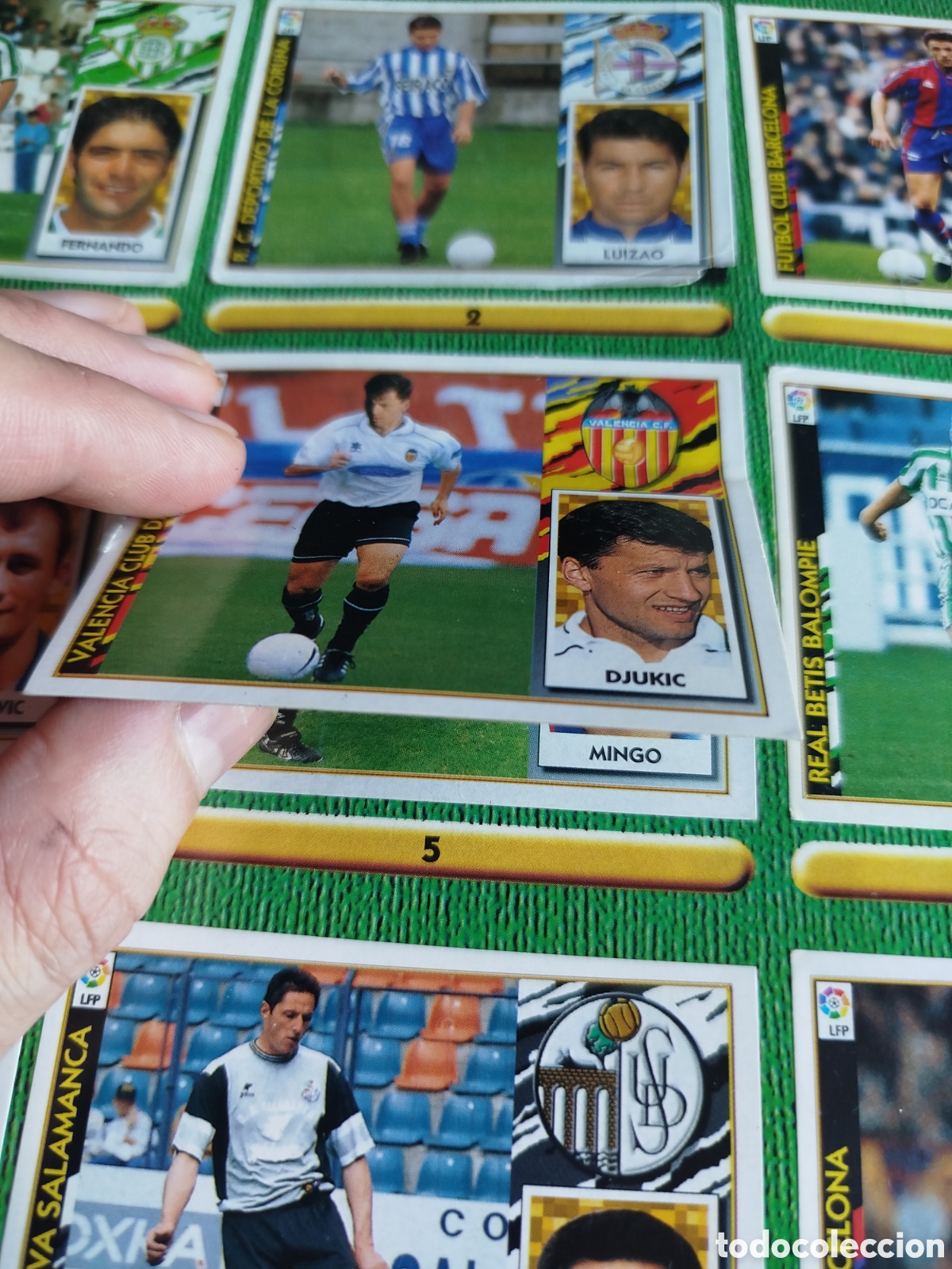 Coleccionismo deportivo: SEGUNDA PARTE ALBUM EN SUBASTA* COLOCAS * LIGA 97 98 EDICIONES ESTE CROMOS 1997 1998