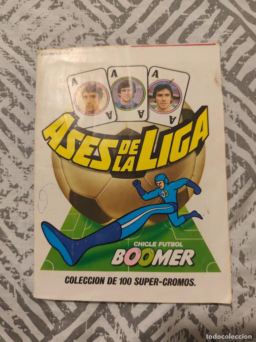 Colecionismo desportivo: &Aacute;lbum Ases de la liga de Boomer