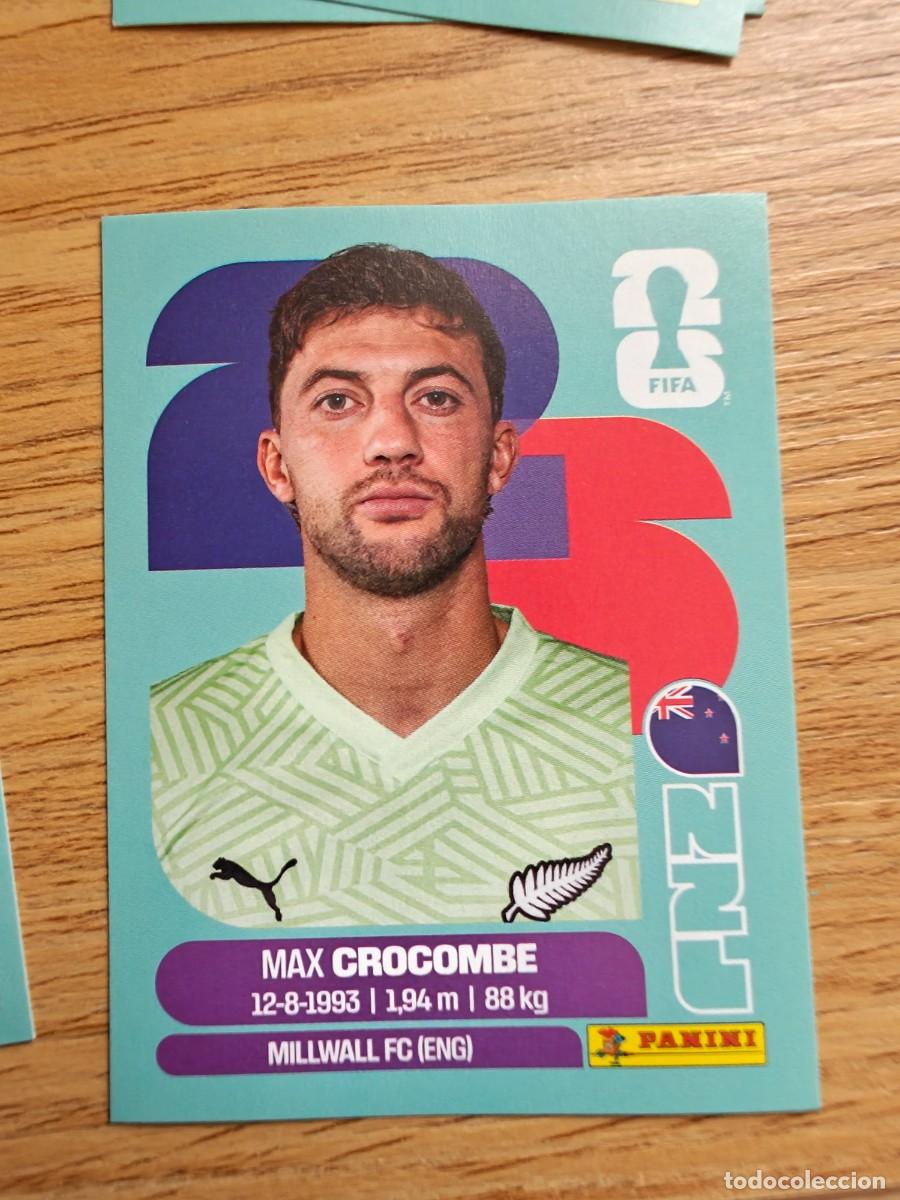 Coleccionismo deportivo: Max Crocombe NZL 2 Sticker Panini FIFA World Cup 2026 Nueva Zelanda Base Mundial Cromo