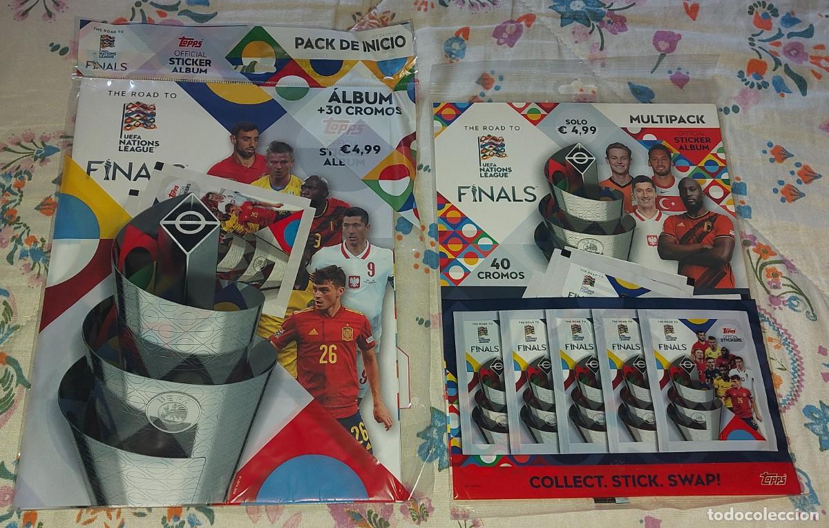 Sammelleidenschaft Sport: TOPPS THE ROAD TO UEFA NATIONS LEAGUE 2020 2021 2 BLISTER PRECINTADOS 70 CROMOS