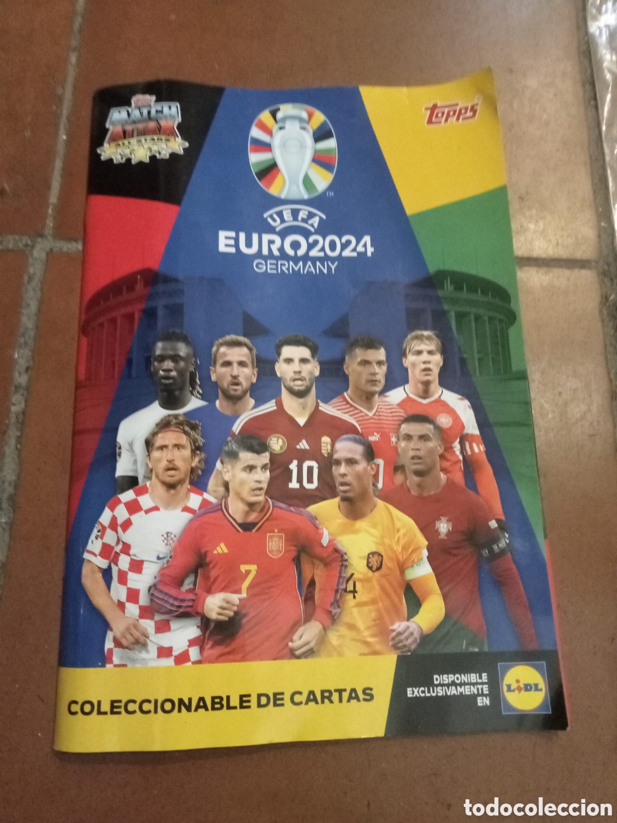 Colecionismo desportivo: Album MATCH ATTACK UEFA EURO 2024 Germany Lidl TOPPS
