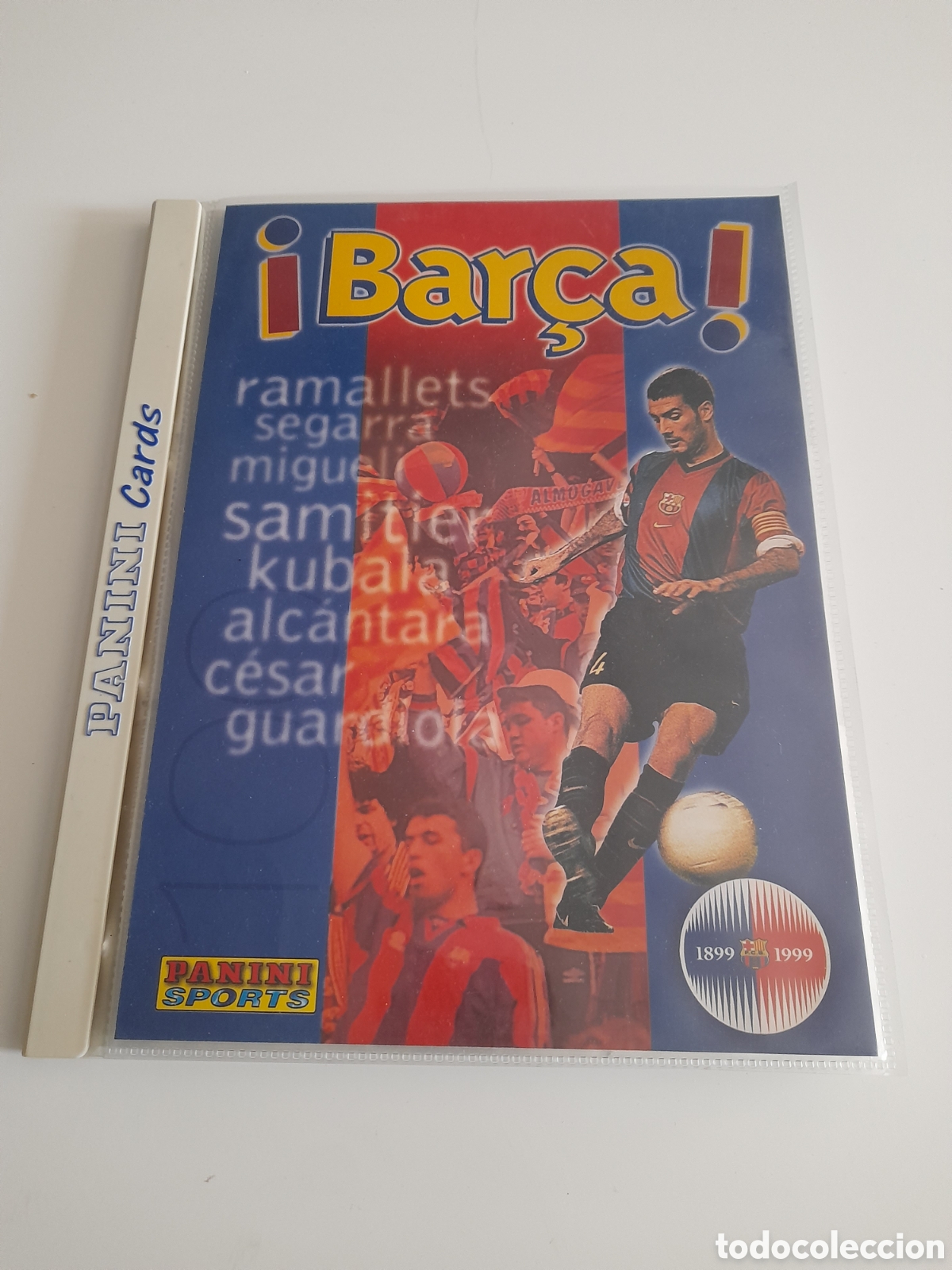 Sports collectibles: ALBUM BARCA. PANINI CARDS, A&Ntilde;O 1999.