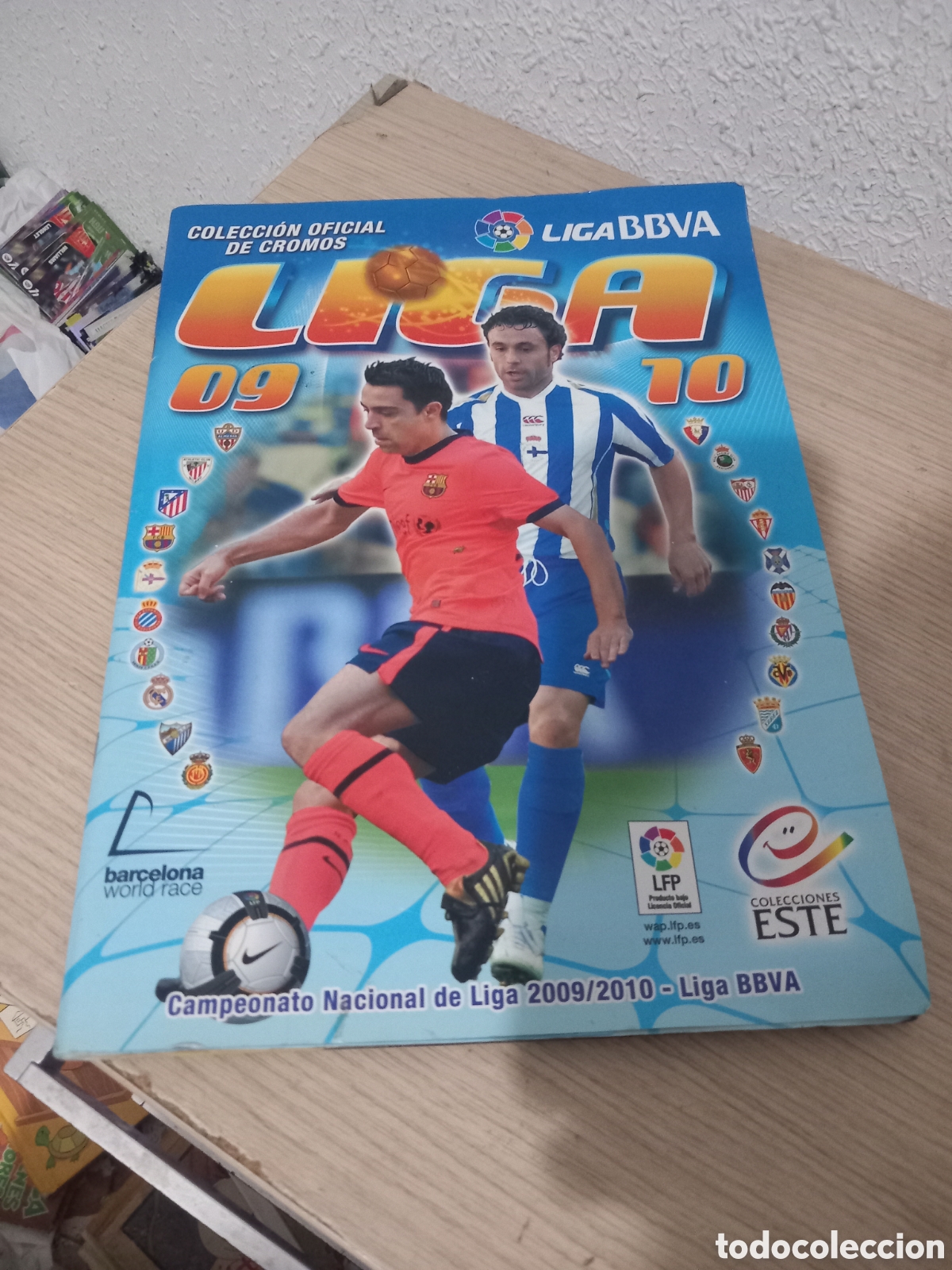 Coleccionismo deportivo: LIGA ESTE 09/10 CON 355 CROMOS,,VER FOTOS