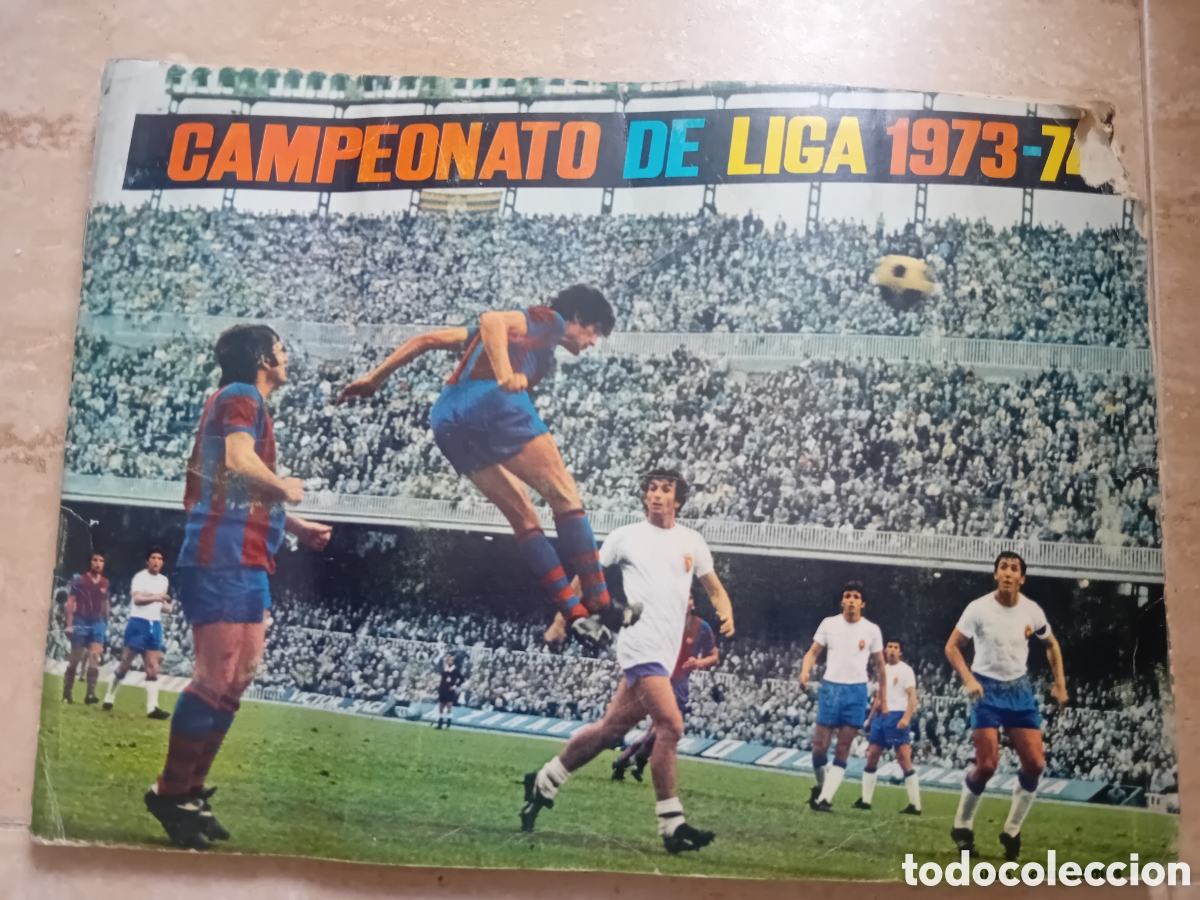 Collectionnisme sportif: Album Futbol Campeonato Liga 1973-74 Fher, con poster y 300 cromos! todos los fichajes