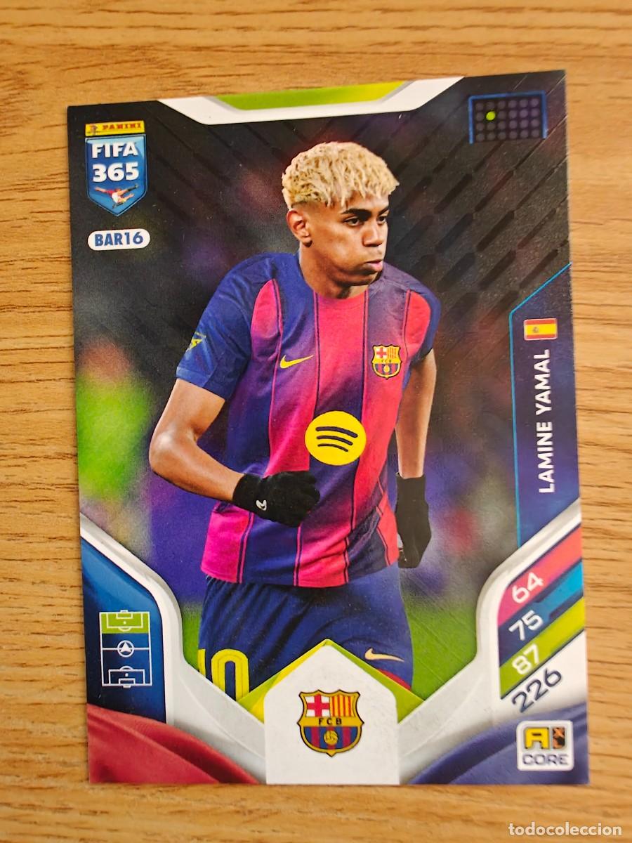 Collectionnisme sportif: Lamine Yamal BAR 16 FIFA 365 2026 Barcelona Adrenalyn XL 25 26