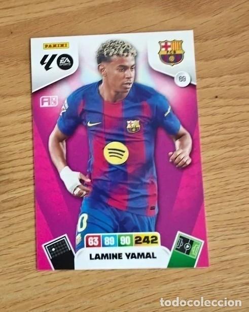 Coleccionismo deportivo: Lamine Yamal 69 Adrenalyn XL 25 26 Barcelona 2025 2026