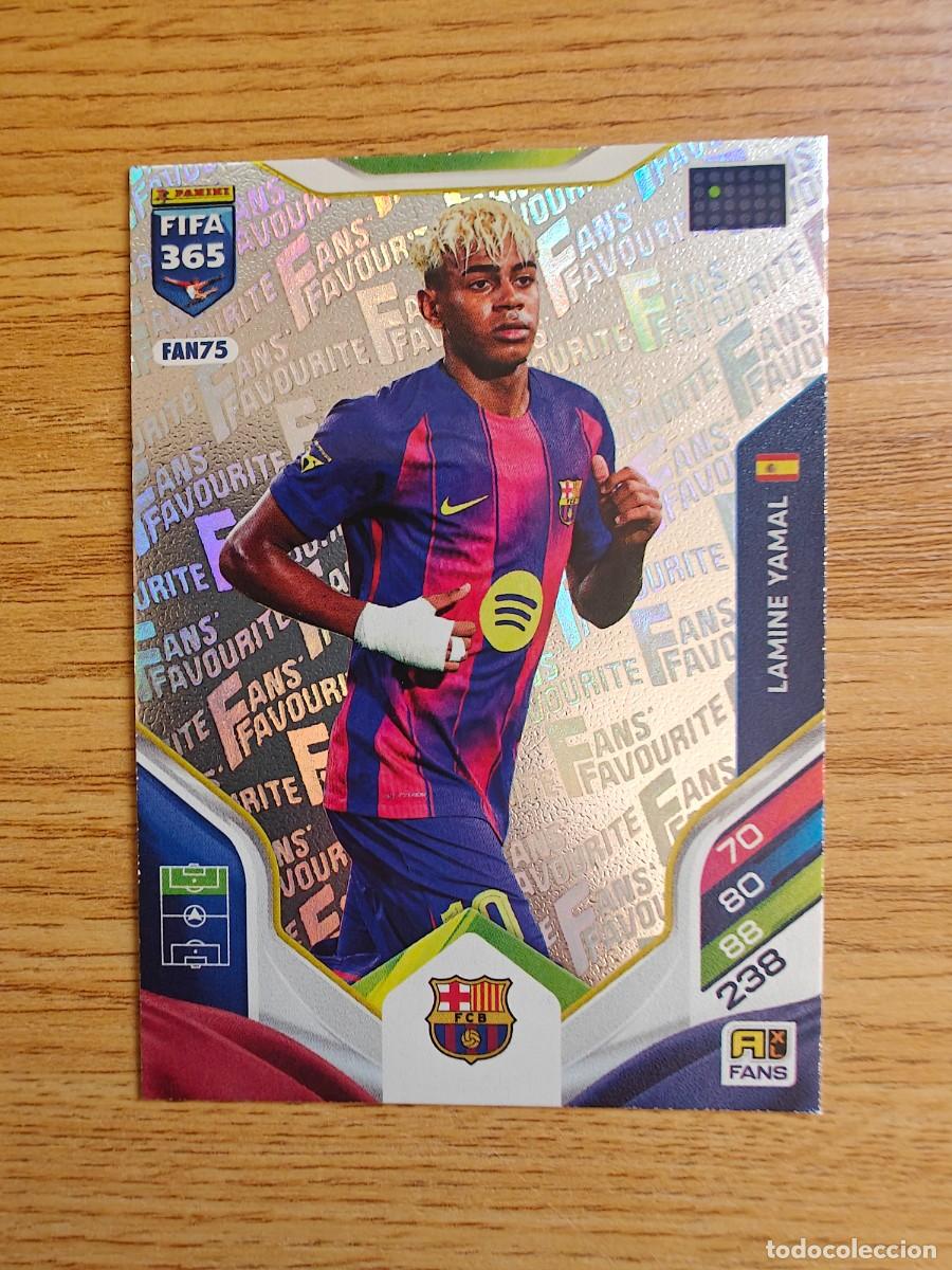 Collectionnisme sportif: Lamine Yamal FAN 75 FIFA 365 2026 Barcelona Fan Favourite Adrenalyn XL 25 26