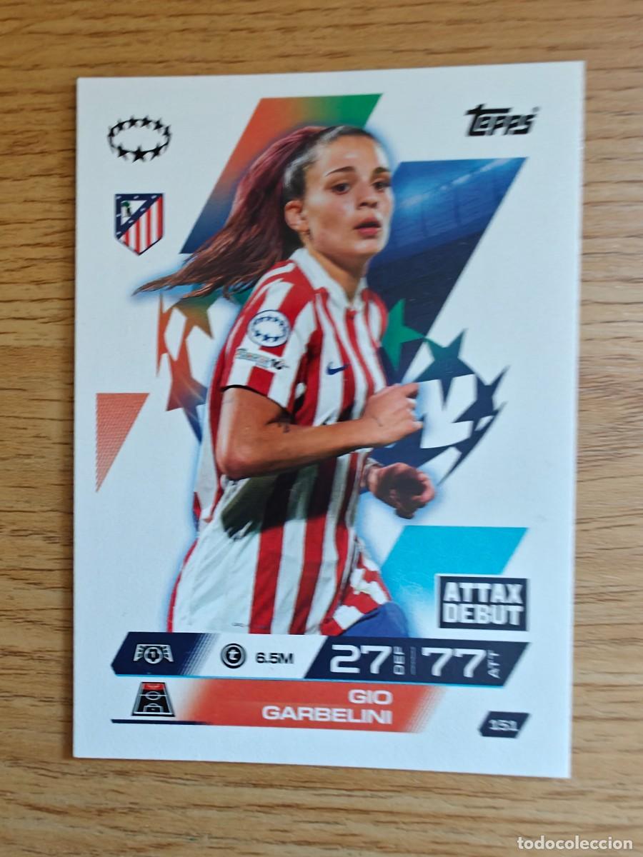 Collezionismo sportivo: Gio Garbelini 151 Match Attax Extra 25 26 Atl&eacute;tico de Madrid UWCL 2025 2026