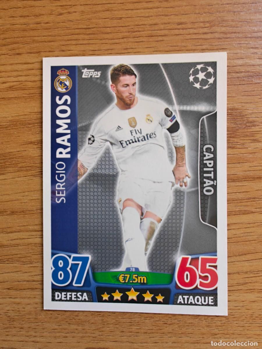Collezionismo sportivo: Sergio Ramos 78 Match Attax 15 16 Real Madrid 2015 2016 Edicion Portugal