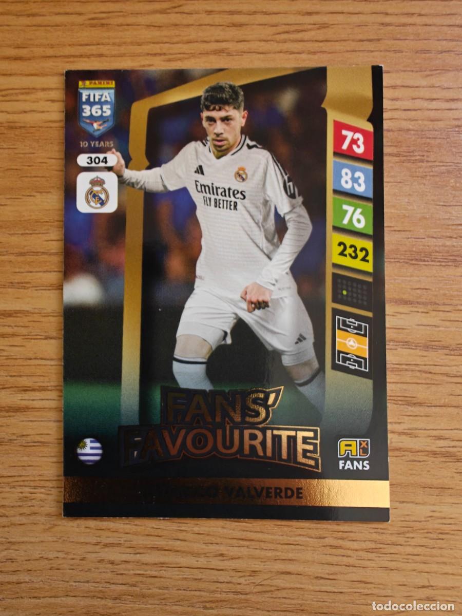 Collezionismo sportivo: Federico Valverde 304 Adrenalyn XL FIFA 365 24 25 Fans Favorite Real Madrid 2024 2025
