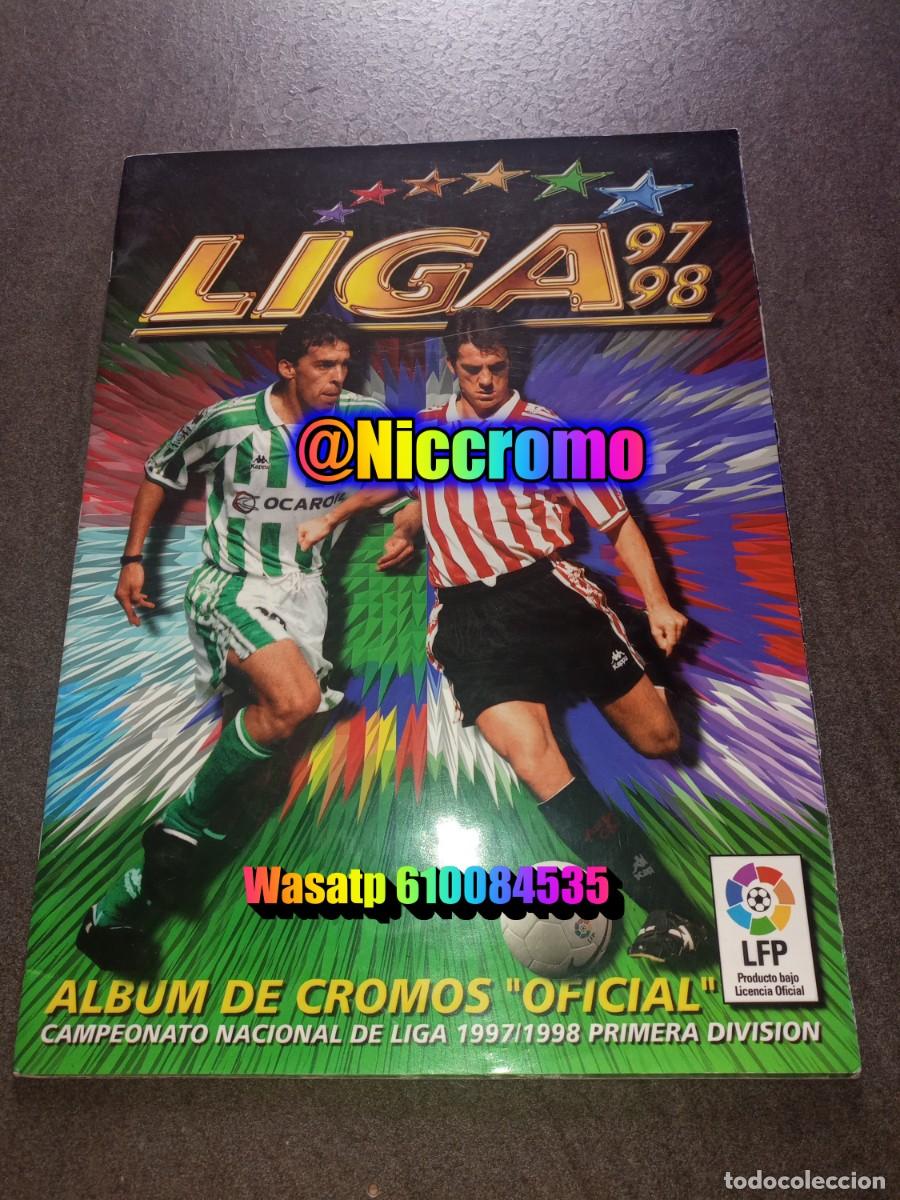 Colecionismo desportivo: album este liga 1997 1998 VACIO pero con escritos con datos ver informacion descripcion 97 98