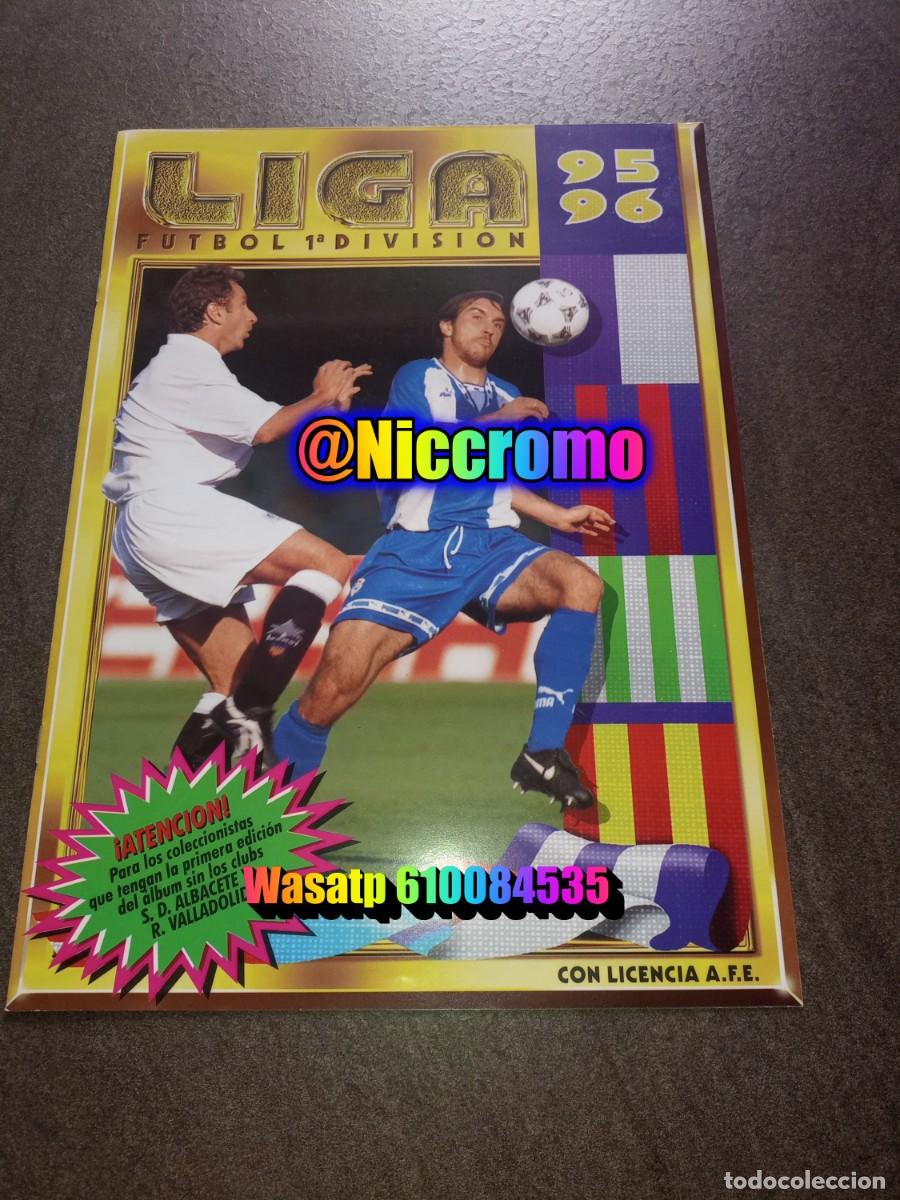 Colecionismo desportivo: album suplemento ediciones este liga 1995 1996 VACIO plancha excelente estado 95 96