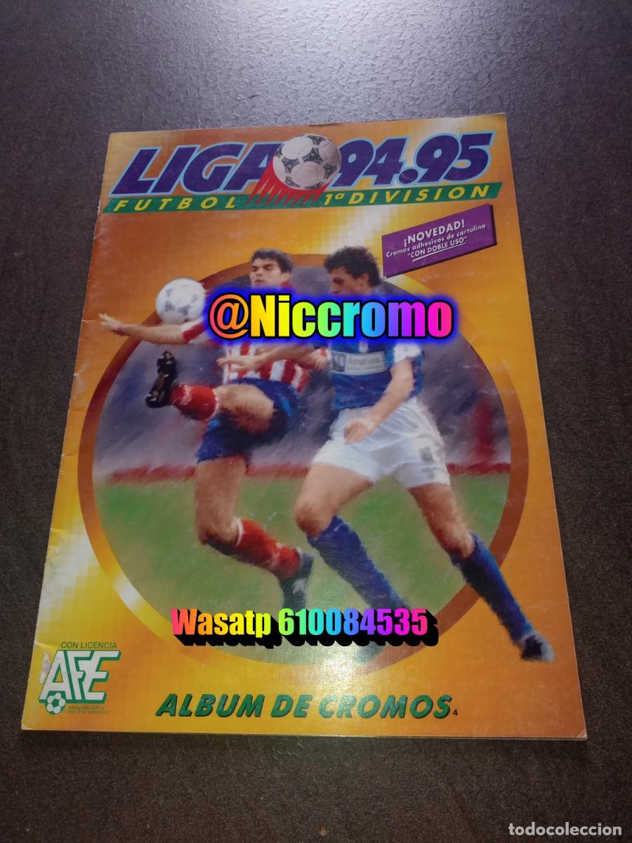 Collectionnisme sportif: album este liga 1994 1995 VACIO pero con escritos con datos ver informacion descripcion 94 95