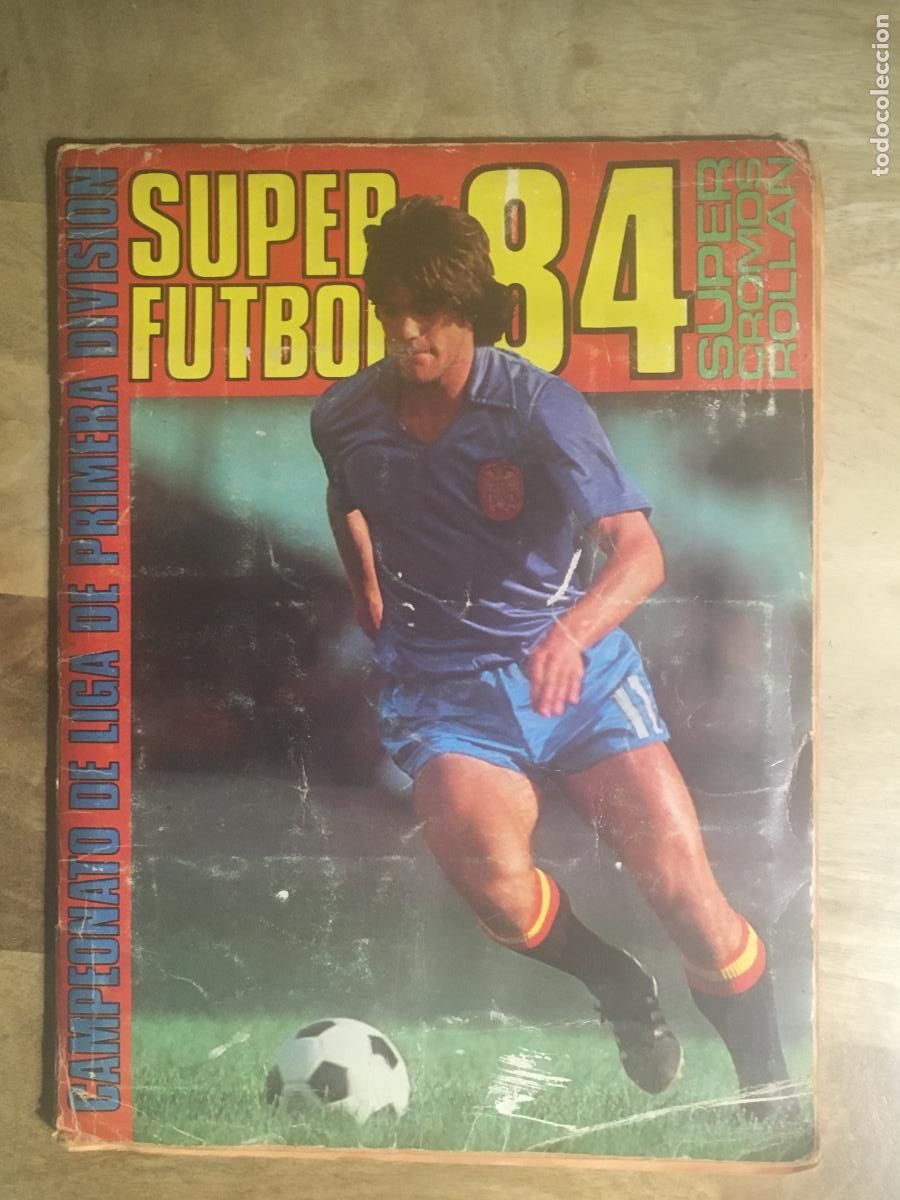 Coleccionismo deportivo: super futbol 84 editorial rollan album cromos incompleto con muchos cromos