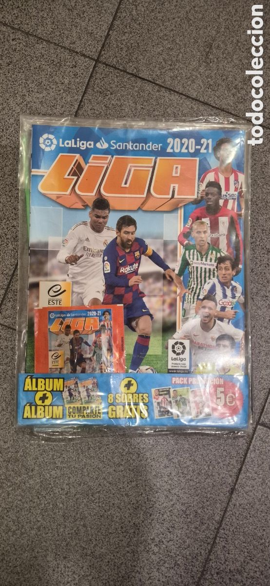 Sports collectibles: ALBUM T20 21 Y SOBRES SIN ABRIR