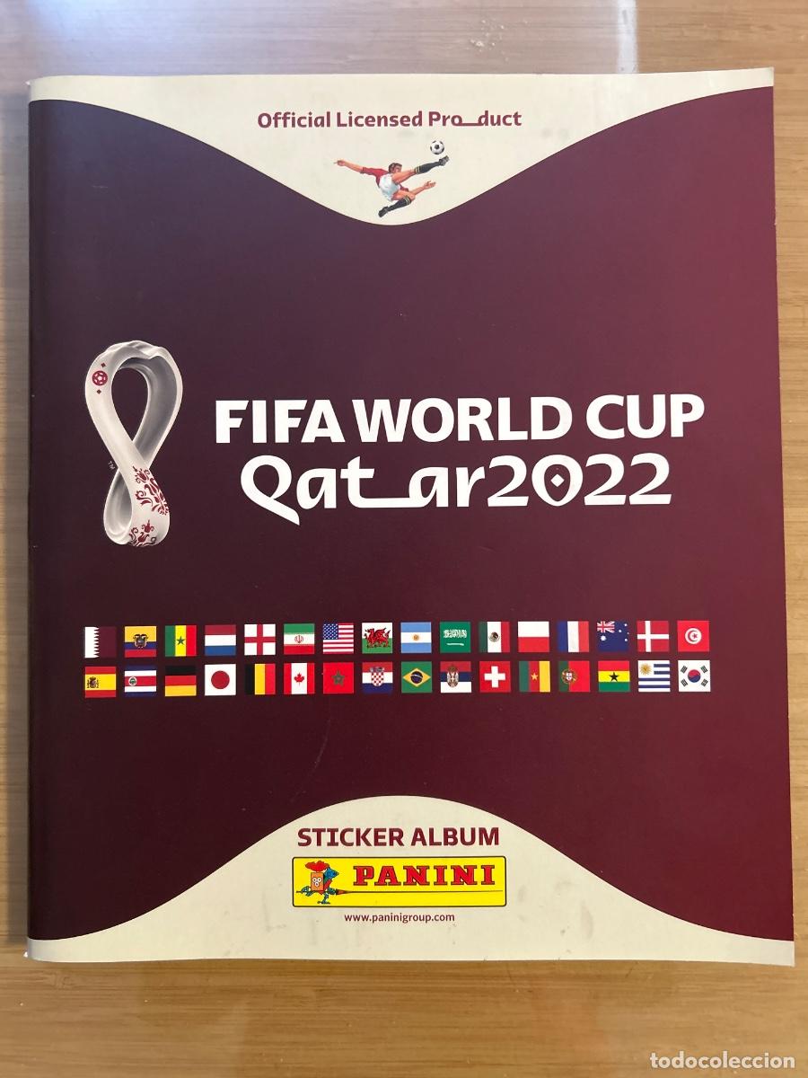 Sammelleidenschaft Sport: Album plancha cromos de f&uacute;tbol Panini Mundial Qatar 2022 FIFA WORLD CUP