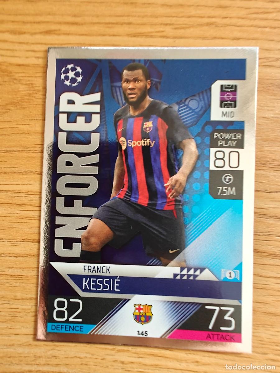 Sports collectibles: Kessi&eacute; 145 Match Attax 22 23 Barcelona Enforcer 2022 2023