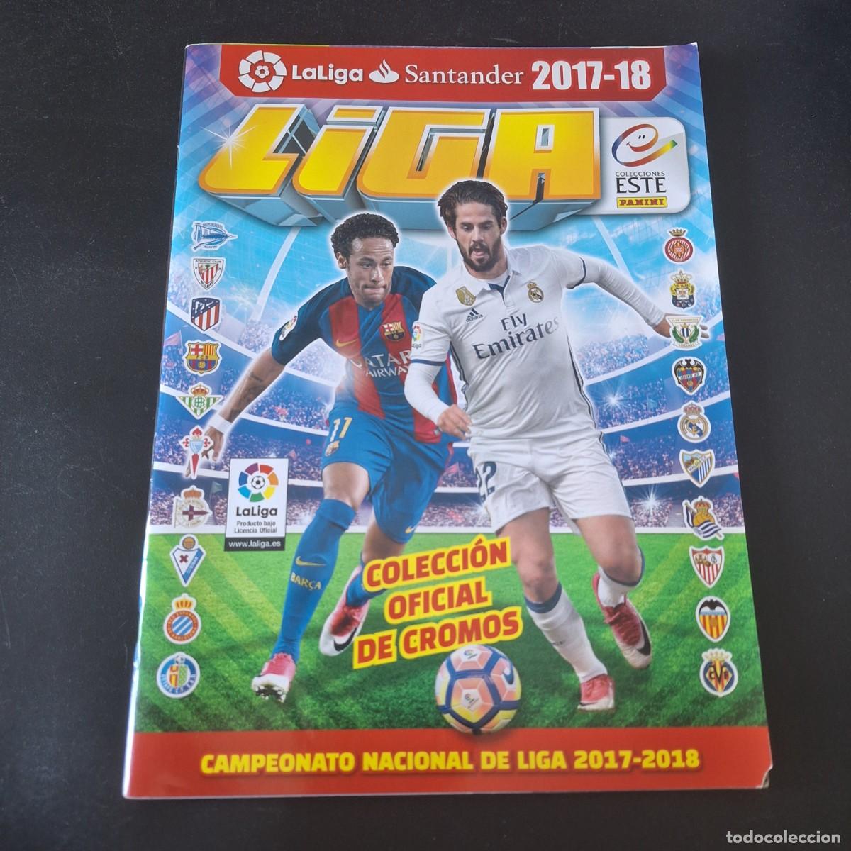 Coleccionismo deportivo: &Aacute;LBUM LIGA ESTE 2017 2018 17 18 CON 300 CROMOS
