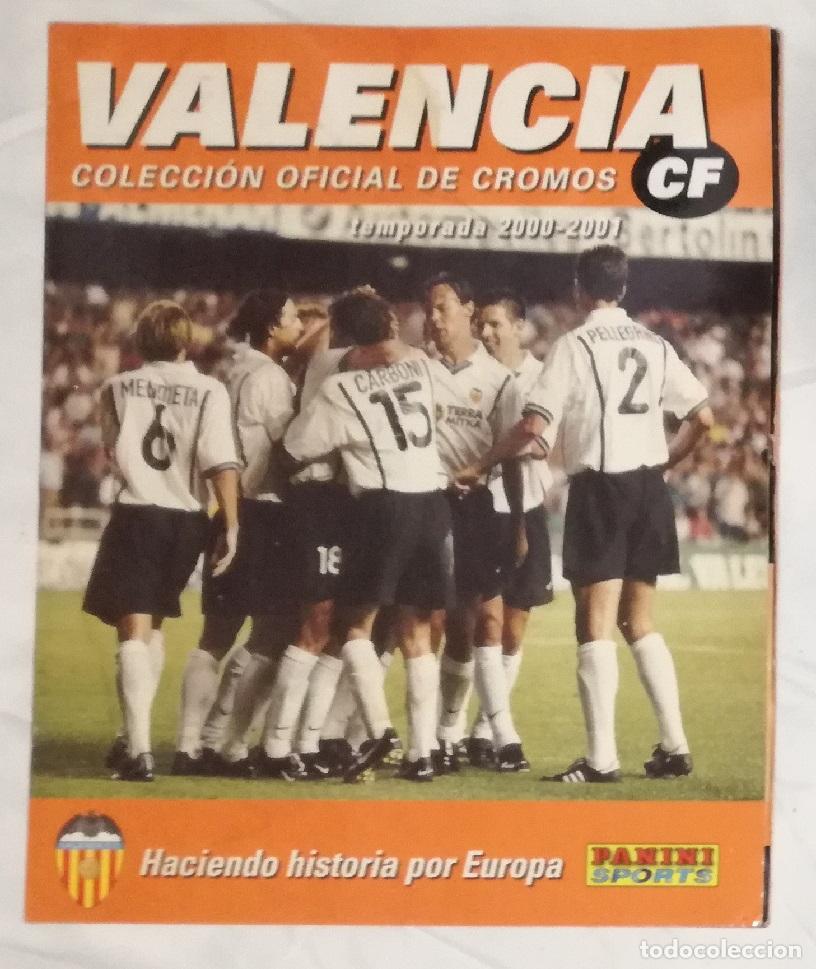 Coleccionismo deportivo: Album Valencia C.F. 2000-2001; Panini - Vacio, plancha