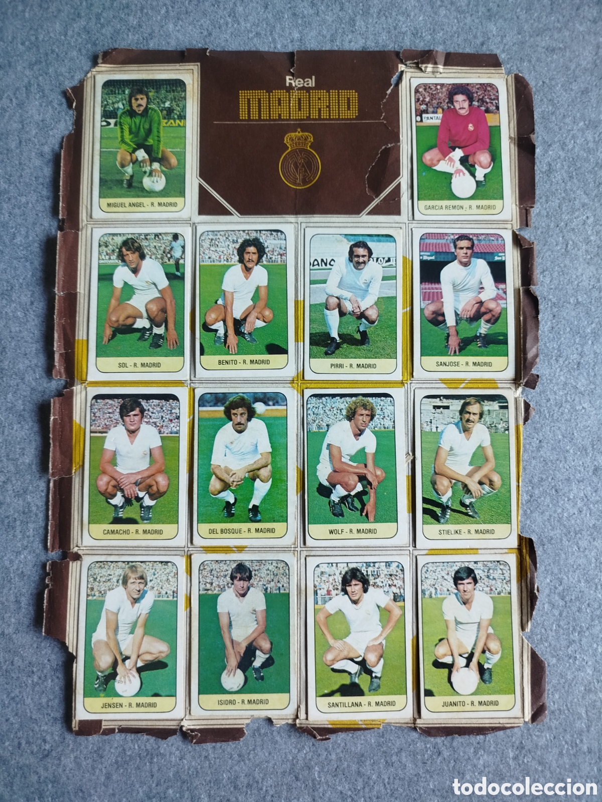 Coleccionismo deportivo: DOBLE HOJA LOTE 27 CROMOS REAL MADRID BARCELONA ALBUM NO COMPLETO ESTE 78 79 1978 1979 PAGINAS