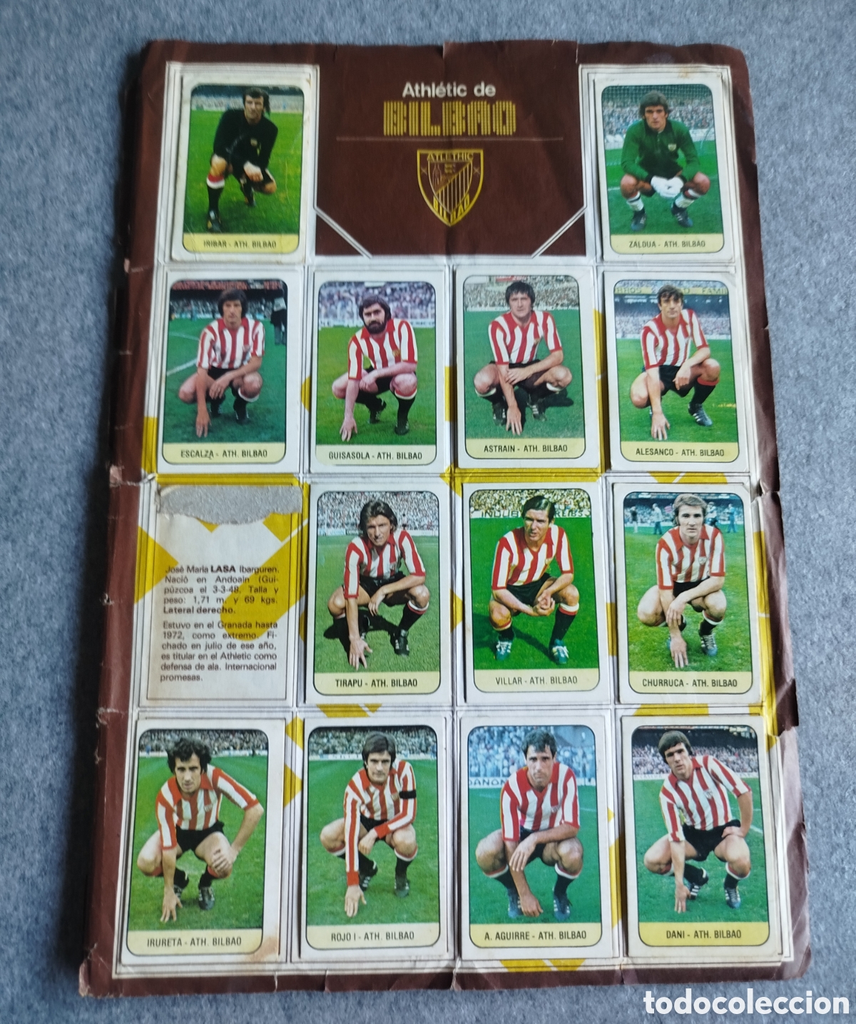 Coleccionismo deportivo: 4 PAGINAS LOTE 55 CROMOS KEMPES BILBAO VALENCIA CELTA HUELVA ALBUM NO COMPLETO ESTE 78 79 1978 1979