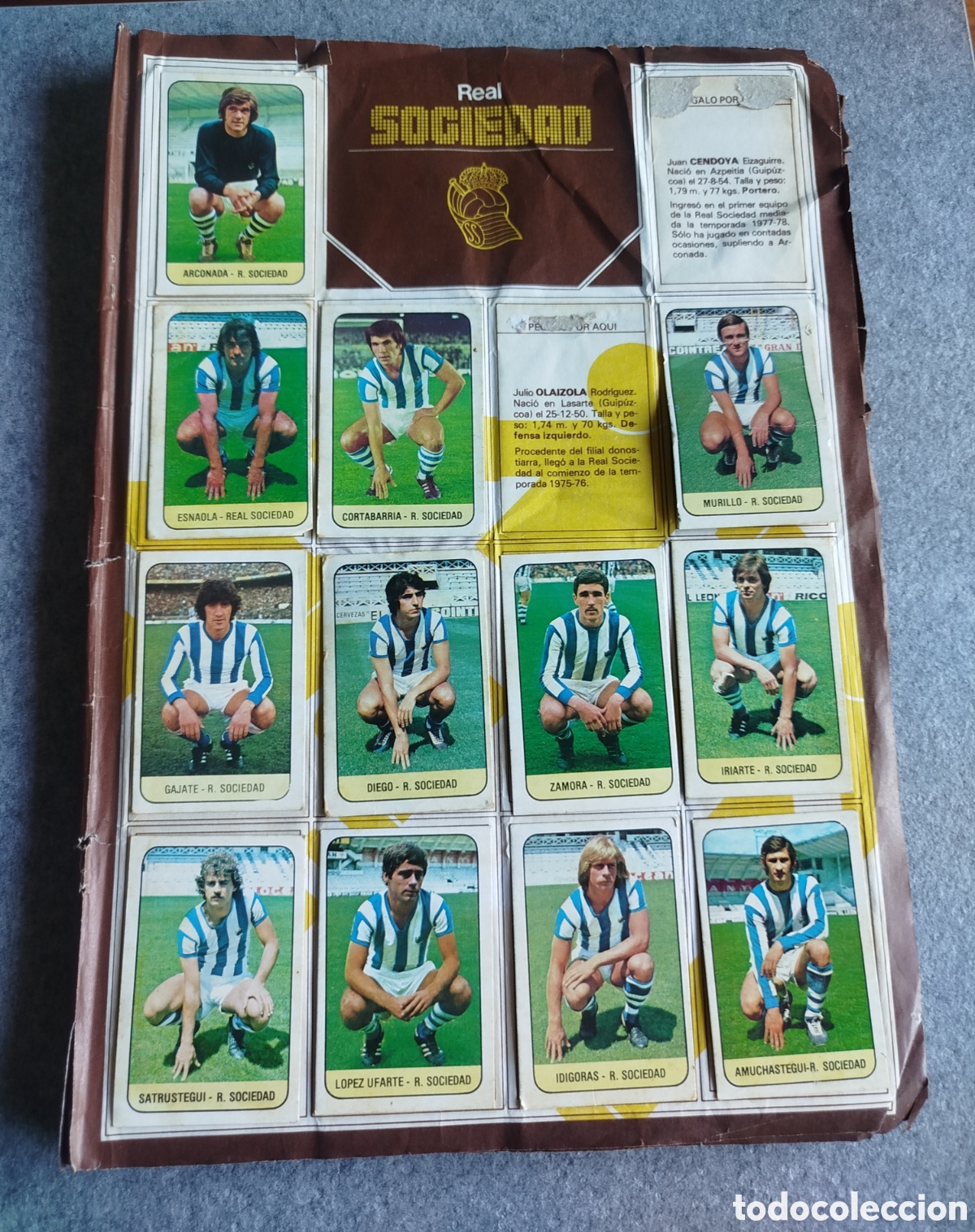 Coleccionismo deportivo: 8 PAGINAS LOTE 109 CROMOS ALBUM NO COMPLETO EDICIONES ESTE 78 79 1978 1979