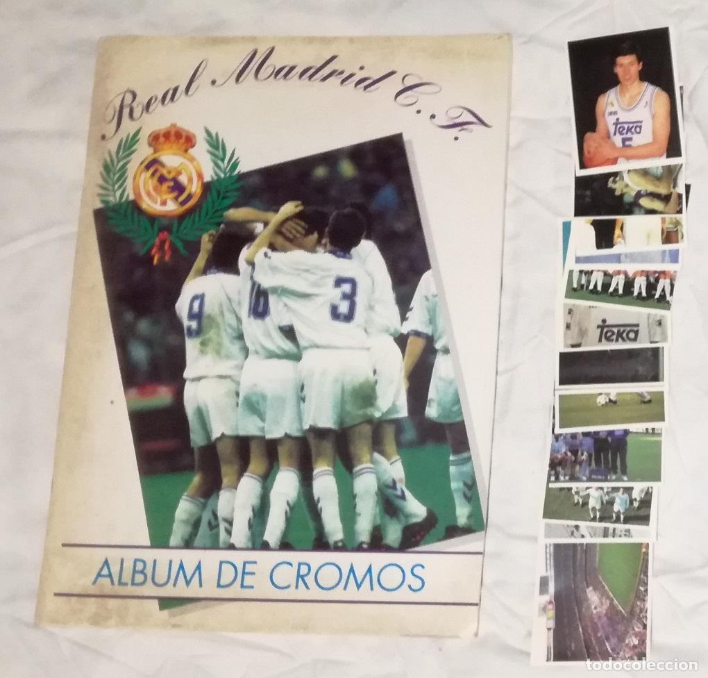 Coleccionismo deportivo: Album de cromos Real Madrid C.F.; Magic Box, 1995 - Contiene 118 cromos (algunos sueltos)