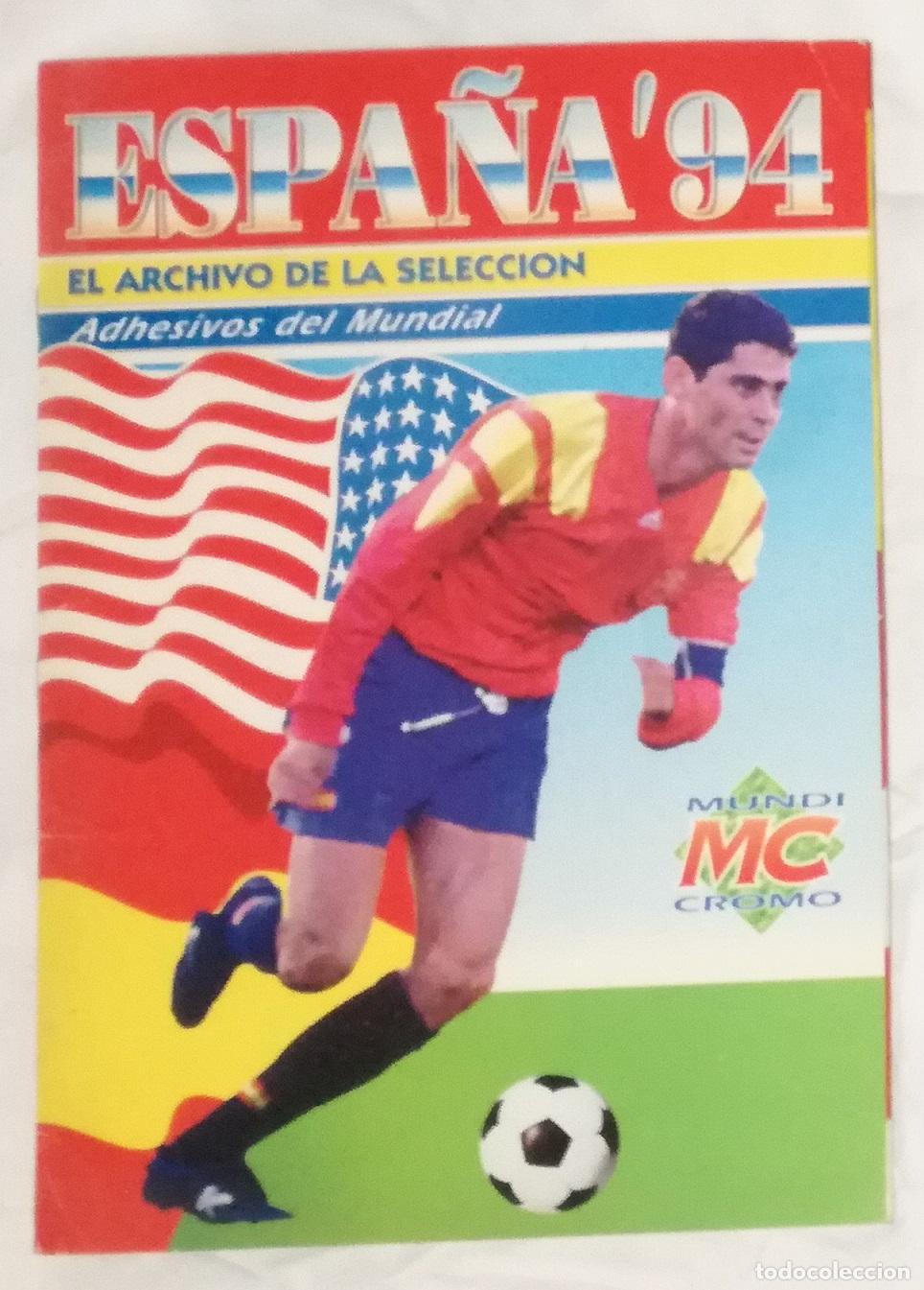Coleccionismo deportivo: Album Espa&ntilde;a 94; Mundicromo - Contiene 156 cromos