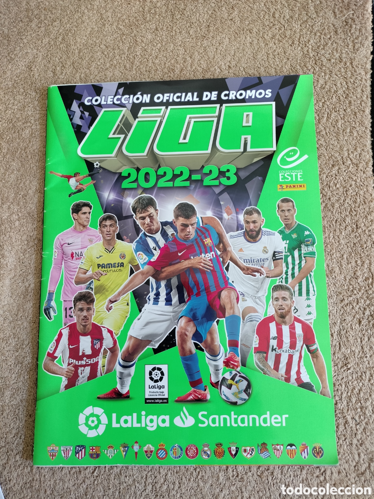 Coleccionismo deportivo: Album vac&iacute;o liga Santander 2022-23 Panini