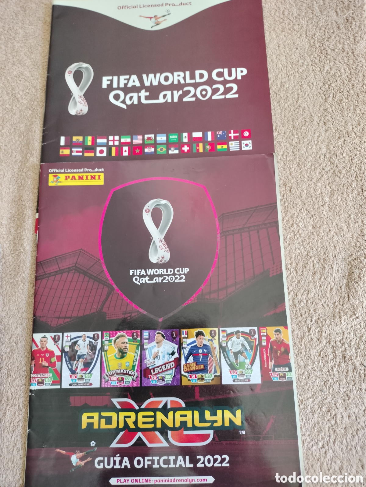 Coleccionismo deportivo: Album vac&iacute;o plancha fifa world cup m&aacute;s gu&iacute;a oficial