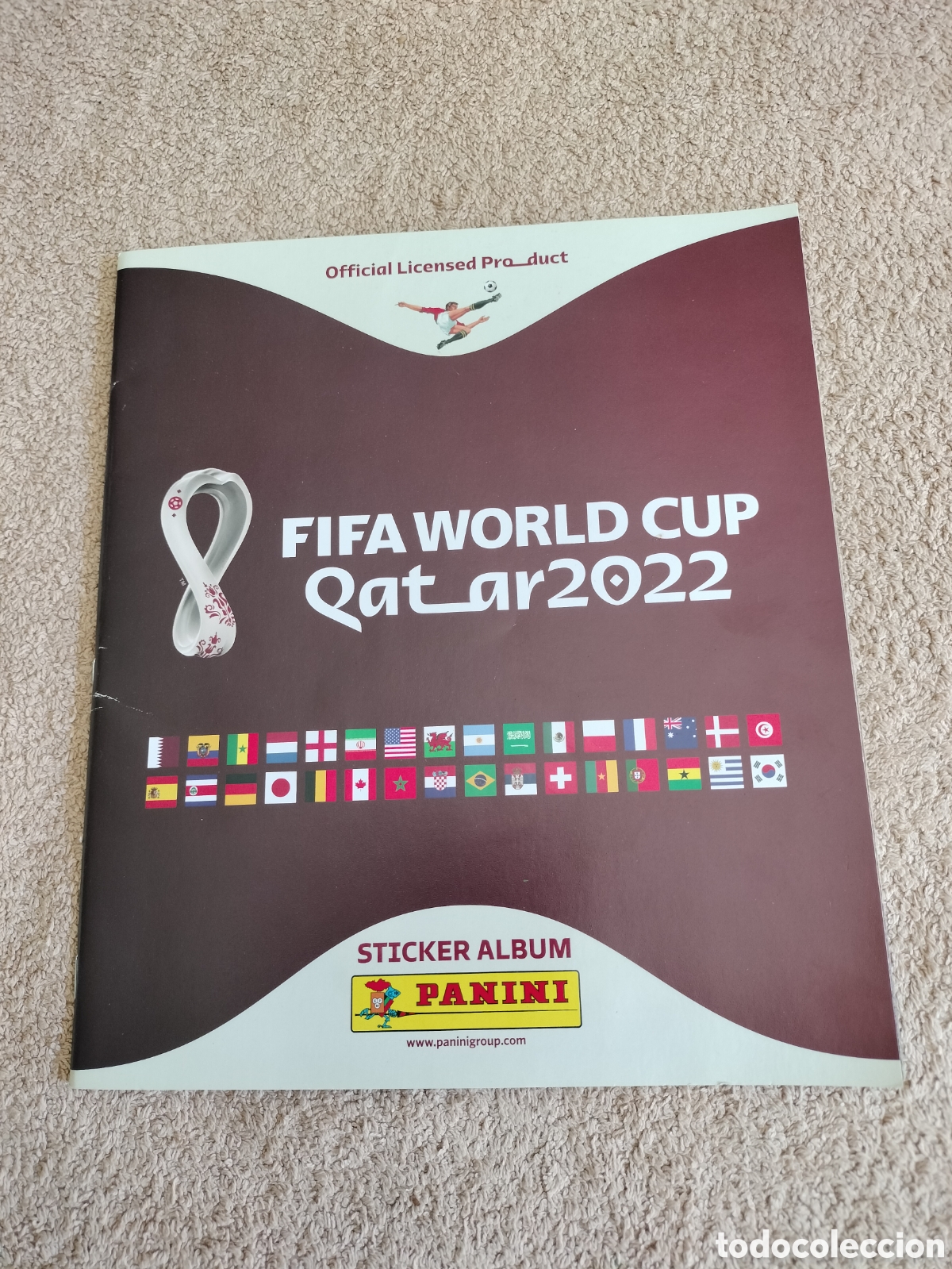 Coleccionismo deportivo: Album vac&iacute;o plancha fifa world cup Qatar 2022 Panini