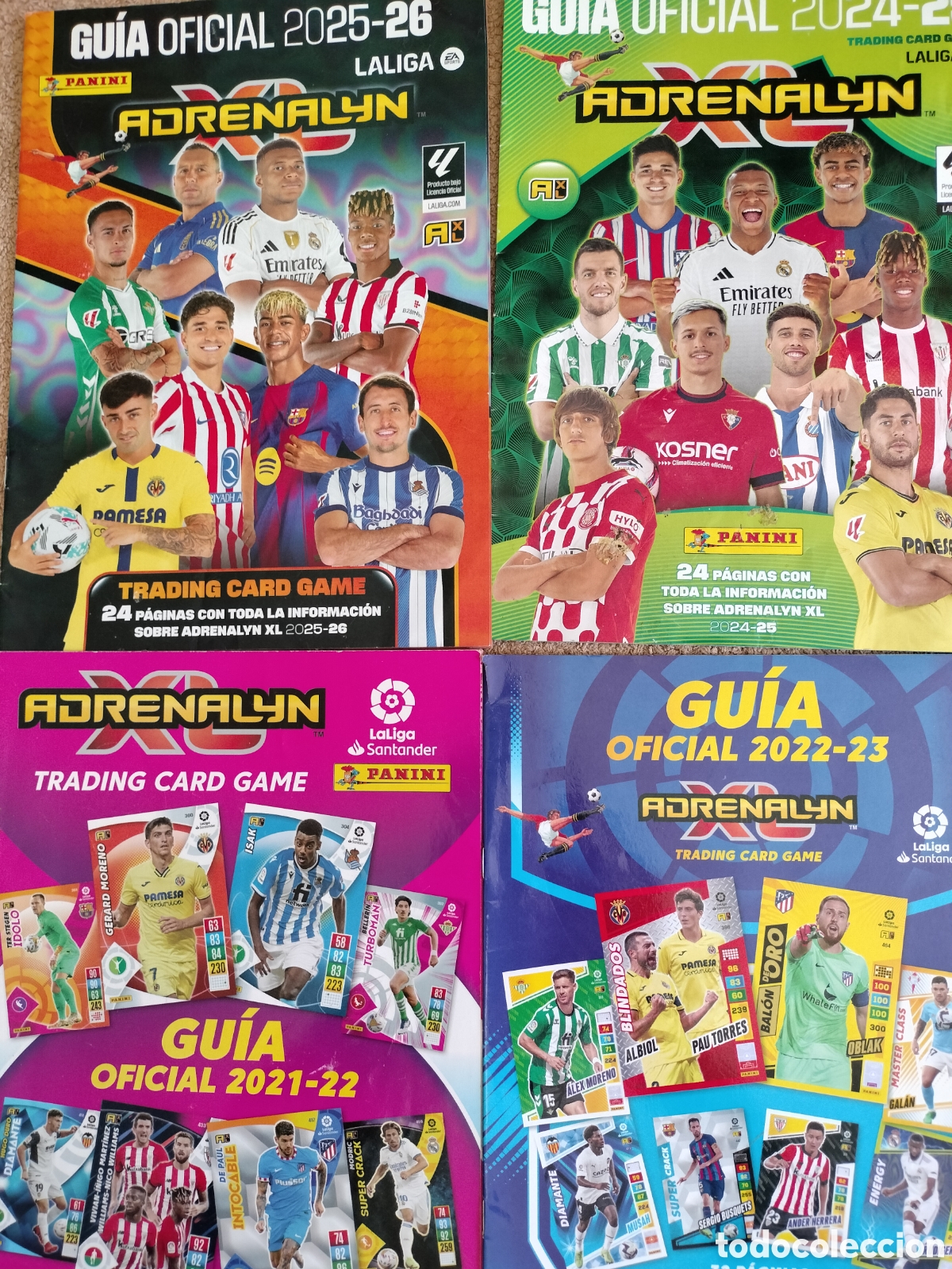 Coleccionismo deportivo: Lote 4 guia oficial adrenalyn XL