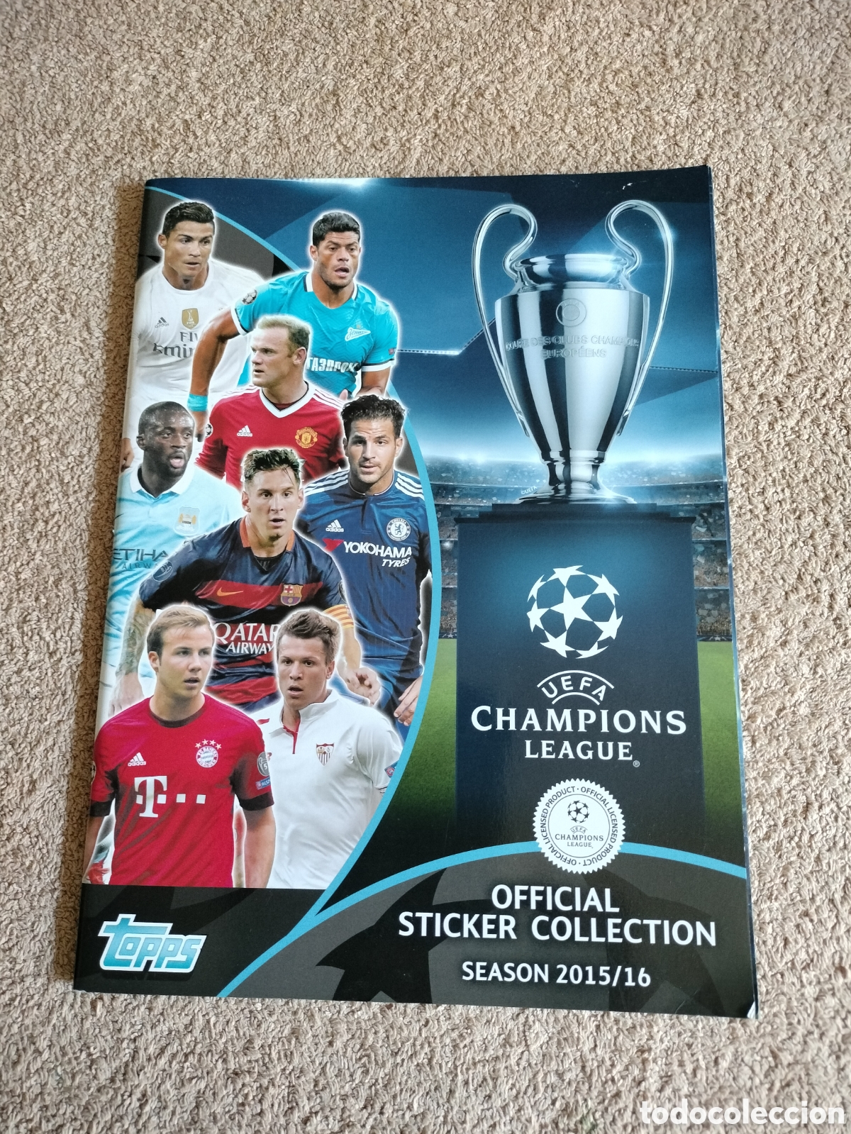 Coleccionismo deportivo: Album UEFA champions league 2015/16