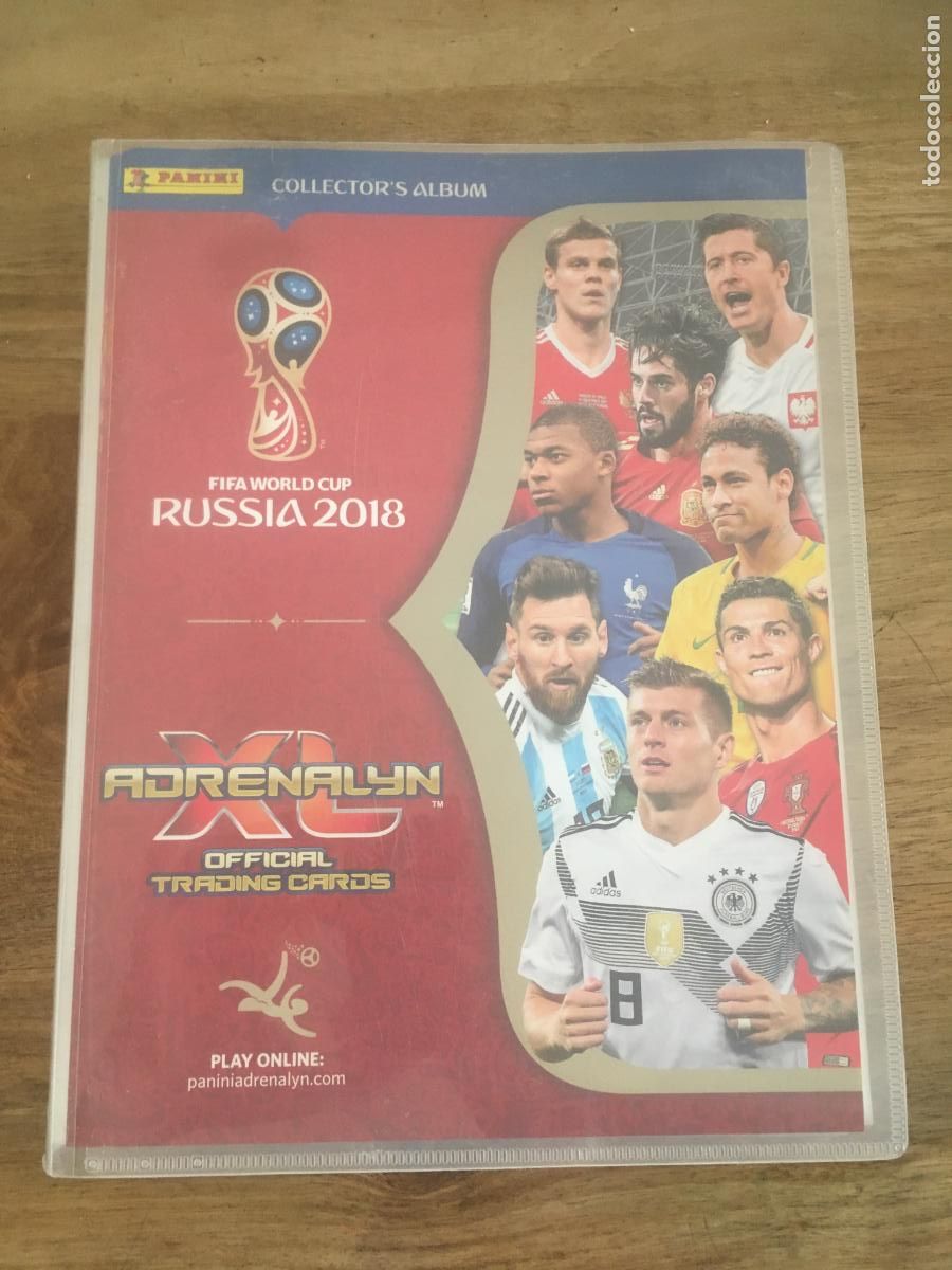 Sports collectibles: adrenalyn mundial russia 2018 album cromos con 291 cromo perfecto estado