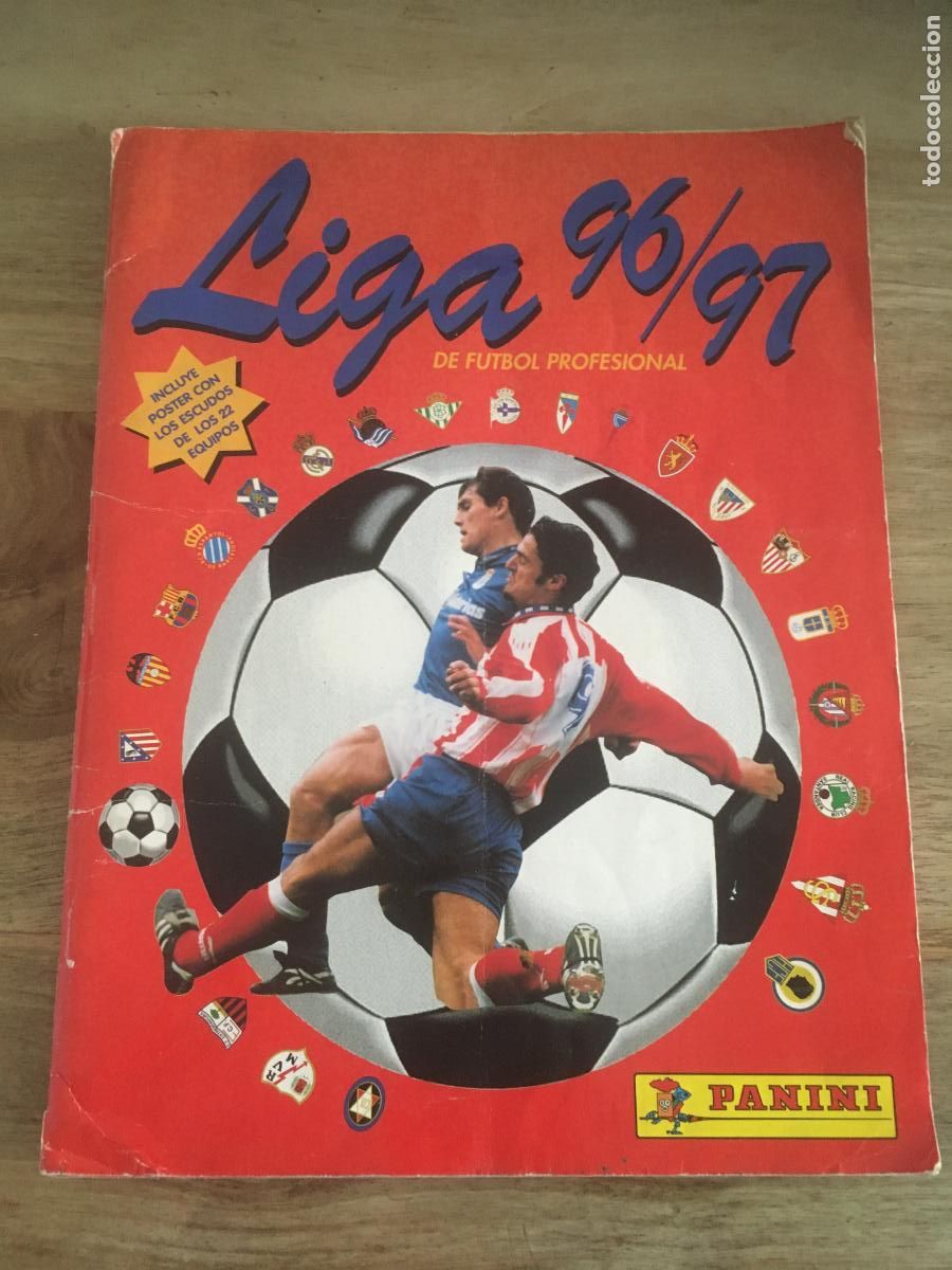 Collezionismo sportivo: liga 96 97 1996 1997 panini futbol album de cromos incompleto con muchos cromos muy buen estado