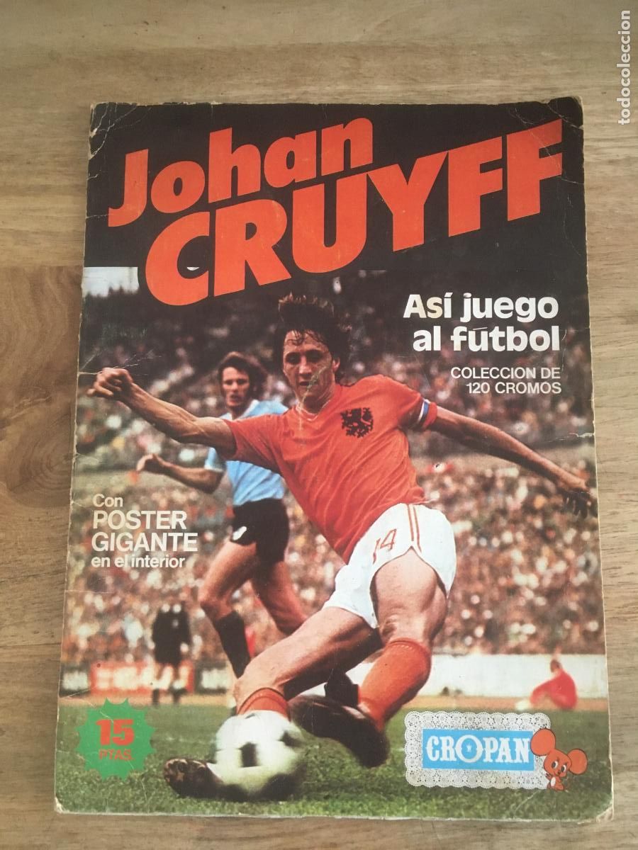 Collezionismo sportivo: cropan johan cruyy asi juego al futbol album de cromos incompleto faltan 8 cromos