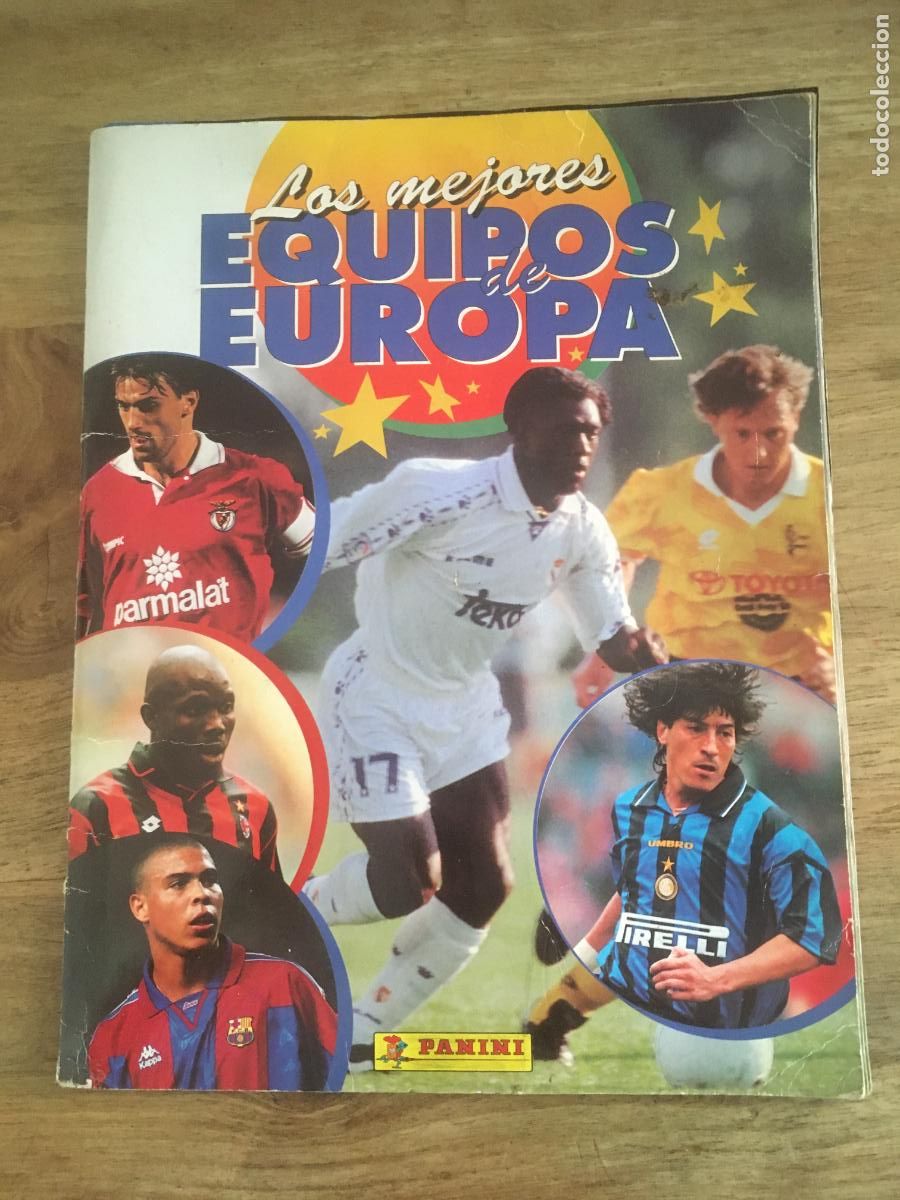 Sports collectibles: mejores equipos europa panini album de cromos incompleto solo faltan 2 cromos henry rookie monaco