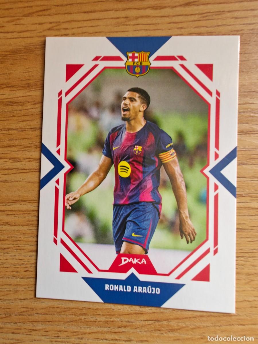 Coleccionismo deportivo: Ronald Ara&uacute;jo 14 A Daka Top Audicence 25 26 FC Barcelona 2025 2026