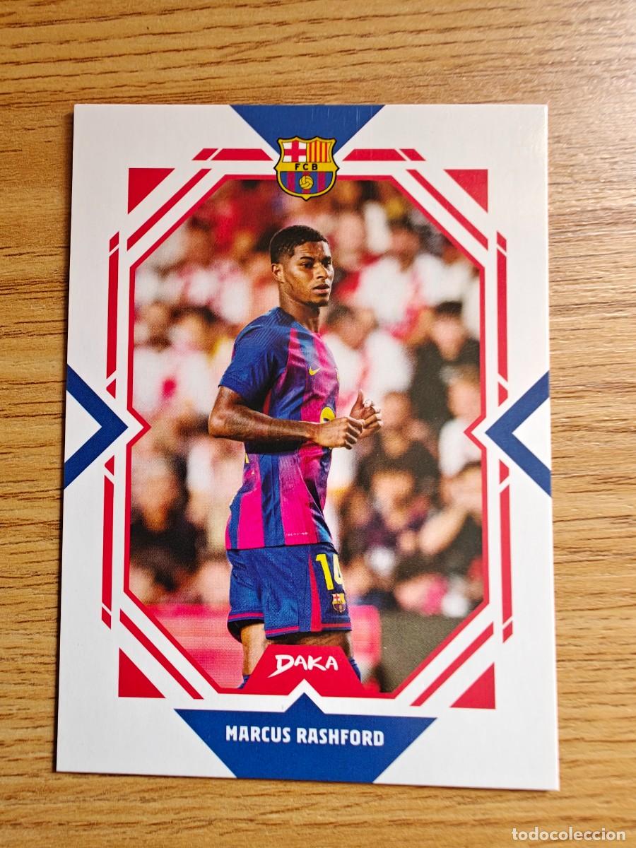 Coleccionismo deportivo: Marcus Rashford 3 A Daka Top Audicence 25 26 FC Barcelona 2025 2026