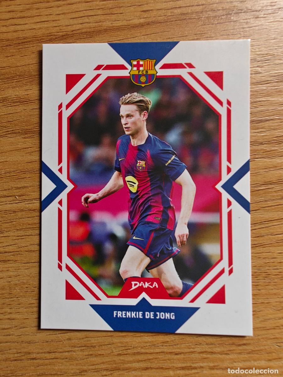Coleccionismo deportivo: Frenkie de Jong 10 A Daka Top Audicence 25 26 FC Barcelona 2025 2026