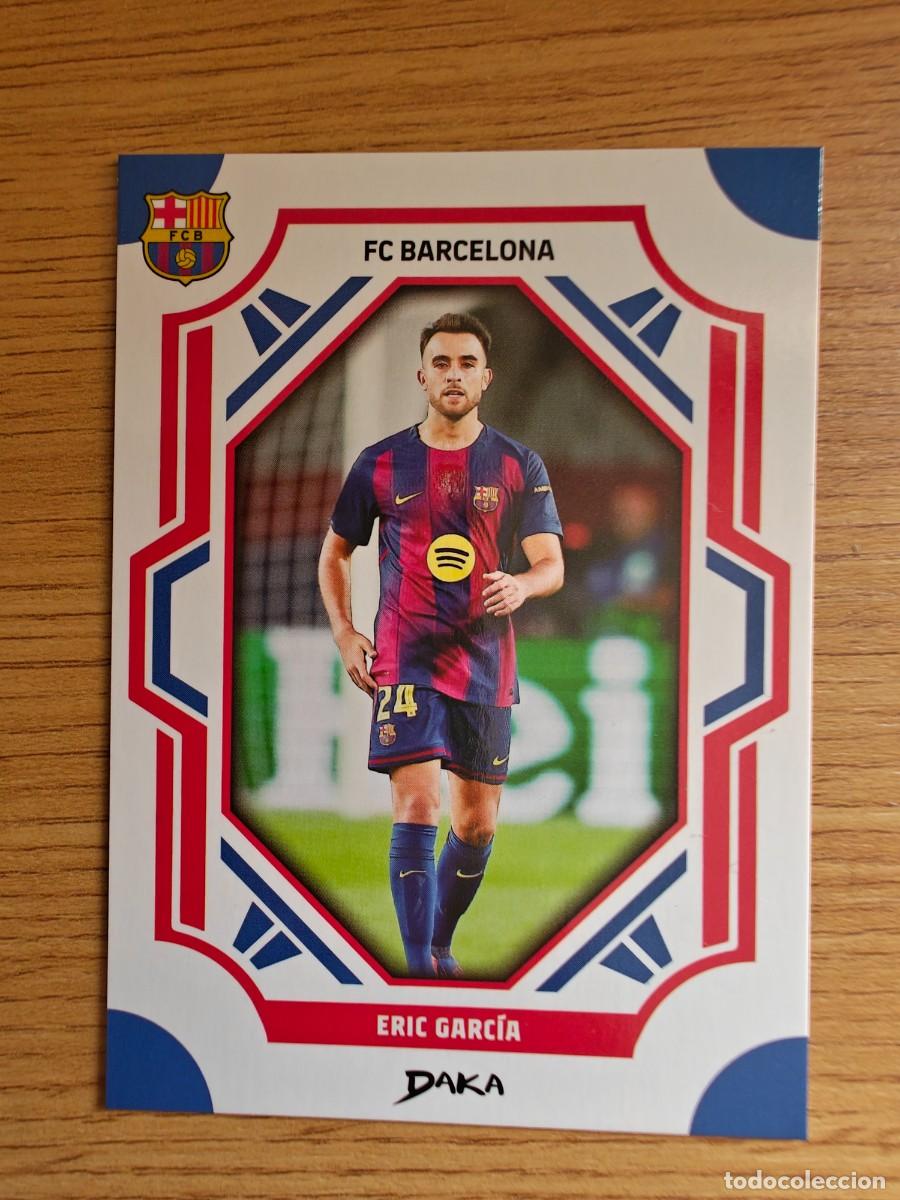 Coleccionismo deportivo: &Egrave;ric Garcia 16 B Daka Top Audicence 25 26 FC Barcelona 2025 2026