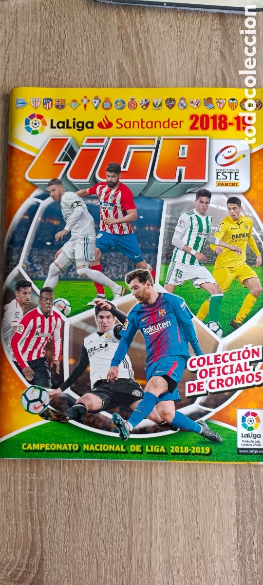 Coleccionismo deportivo: &Aacute;lbum campeonato nacional de liga18-19