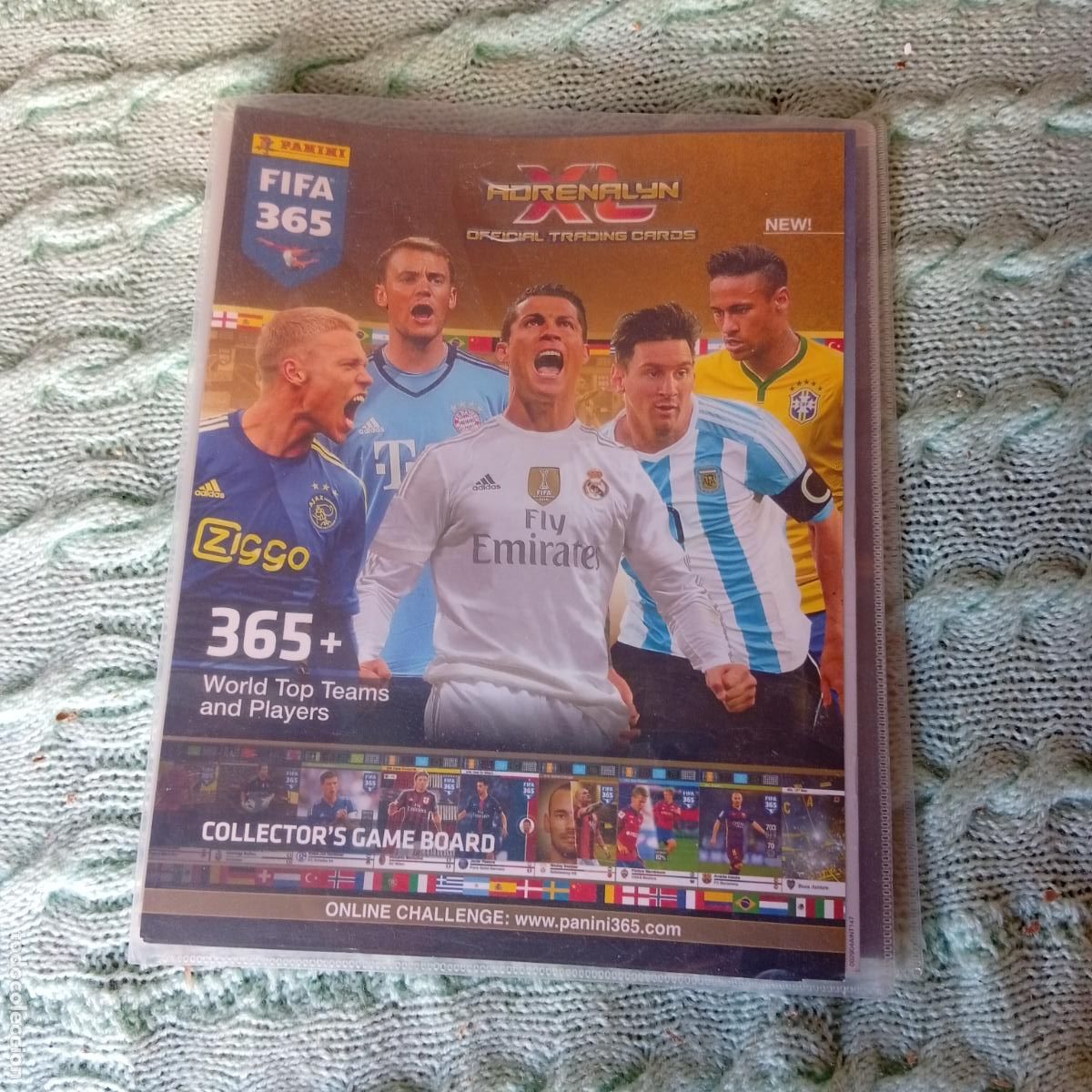 Coleccionismo deportivo: ALBUM FIFA 365 PANINI ADRENALYN XL 2015 2016 CROMO FUTBOL 15 16 - VACIO SIN CROMOS